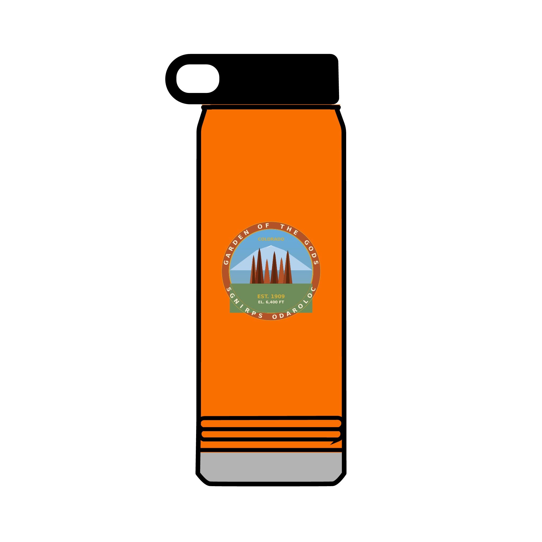 Garden of the Gods Colorado Badge 32oz Tumbler