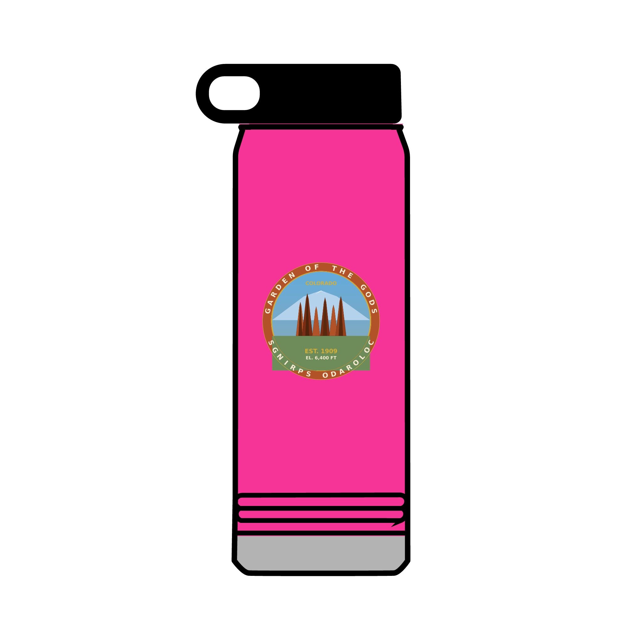 Garden of the Gods Colorado Badge 32oz Tumbler