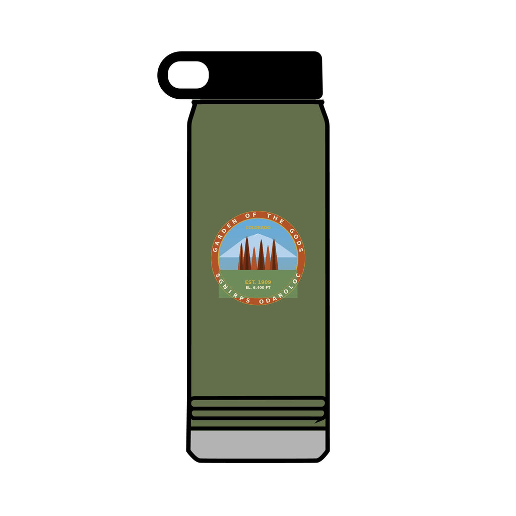 Garden of the Gods Colorado Badge 32oz Tumbler