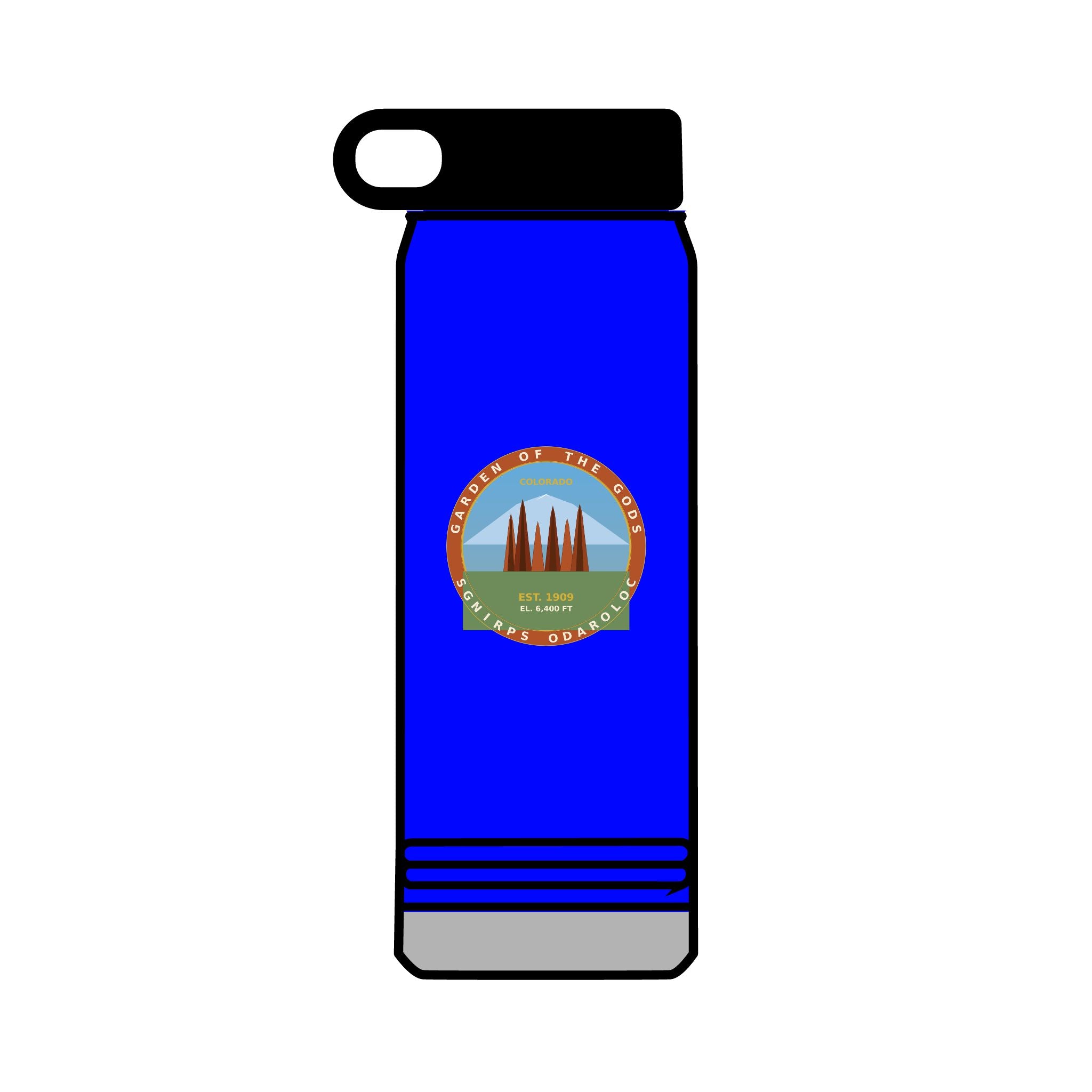 Garden of the Gods Colorado Badge 32oz Tumbler