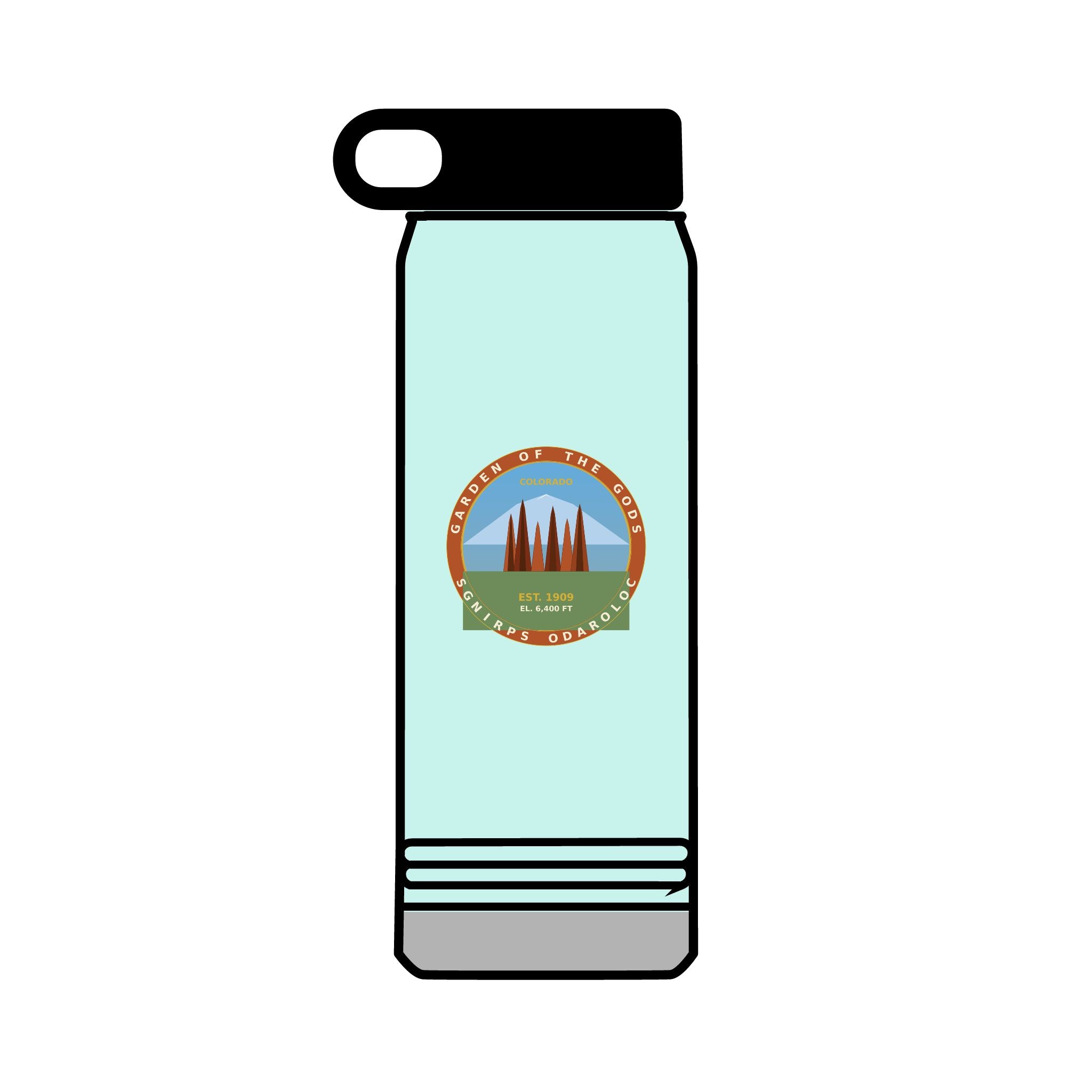 Garden of the Gods Colorado Badge 32oz Tumbler