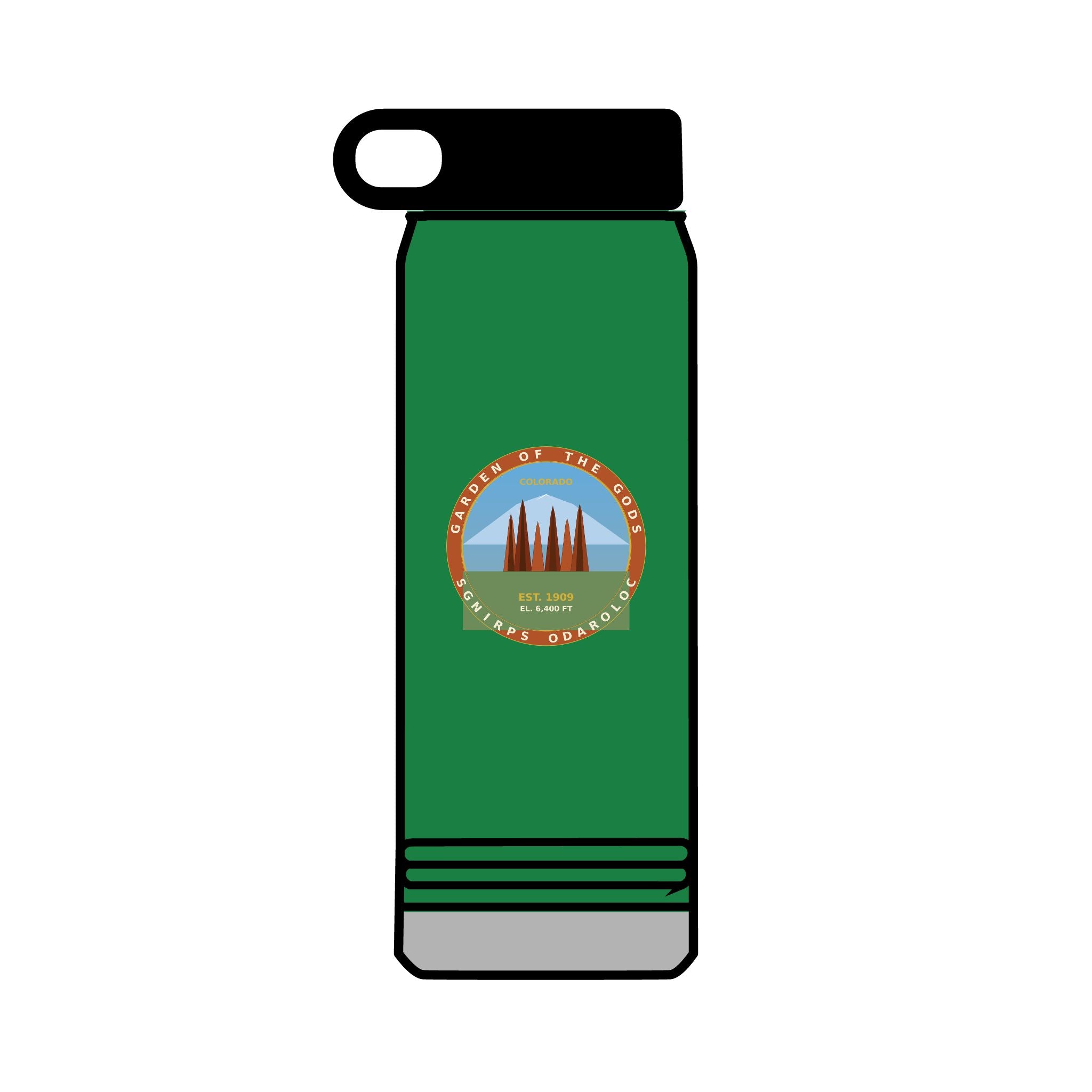 Garden of the Gods Colorado Badge 32oz Tumbler