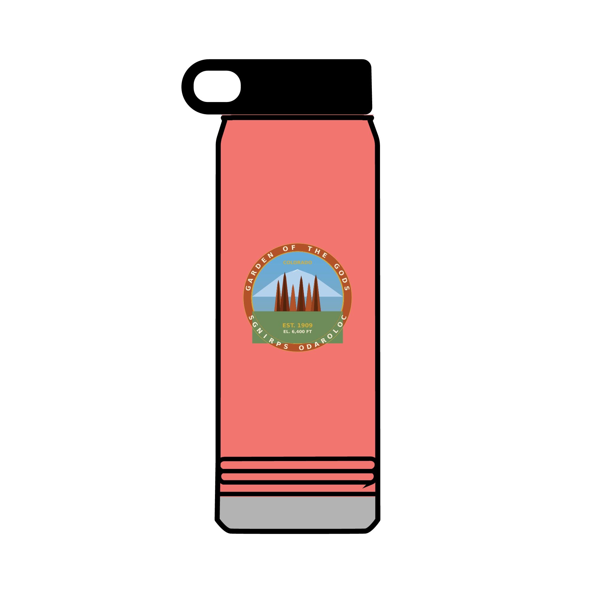 Garden of the Gods Colorado Badge 32oz Tumbler