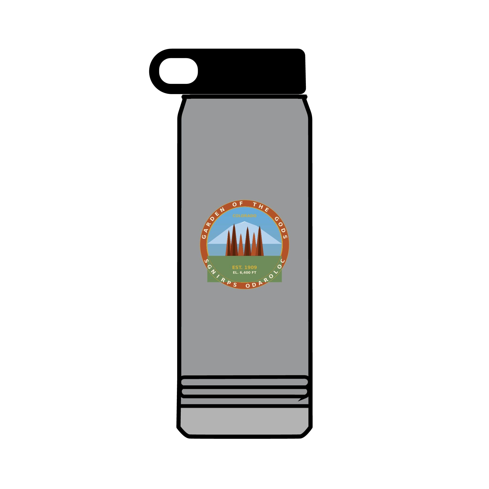 Garden of the Gods Colorado Badge 32oz Tumbler