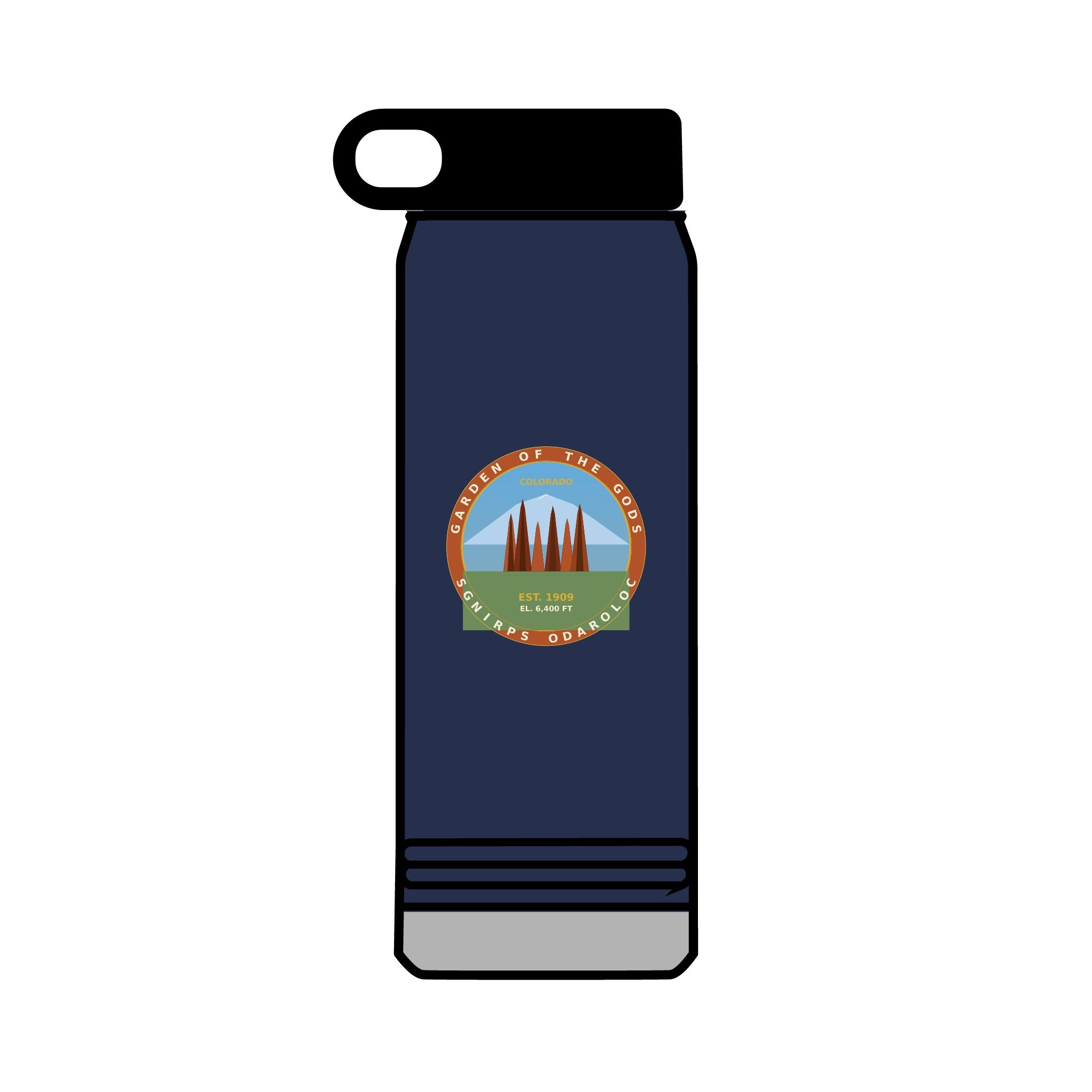 Garden of the Gods Colorado Badge 32oz Tumbler