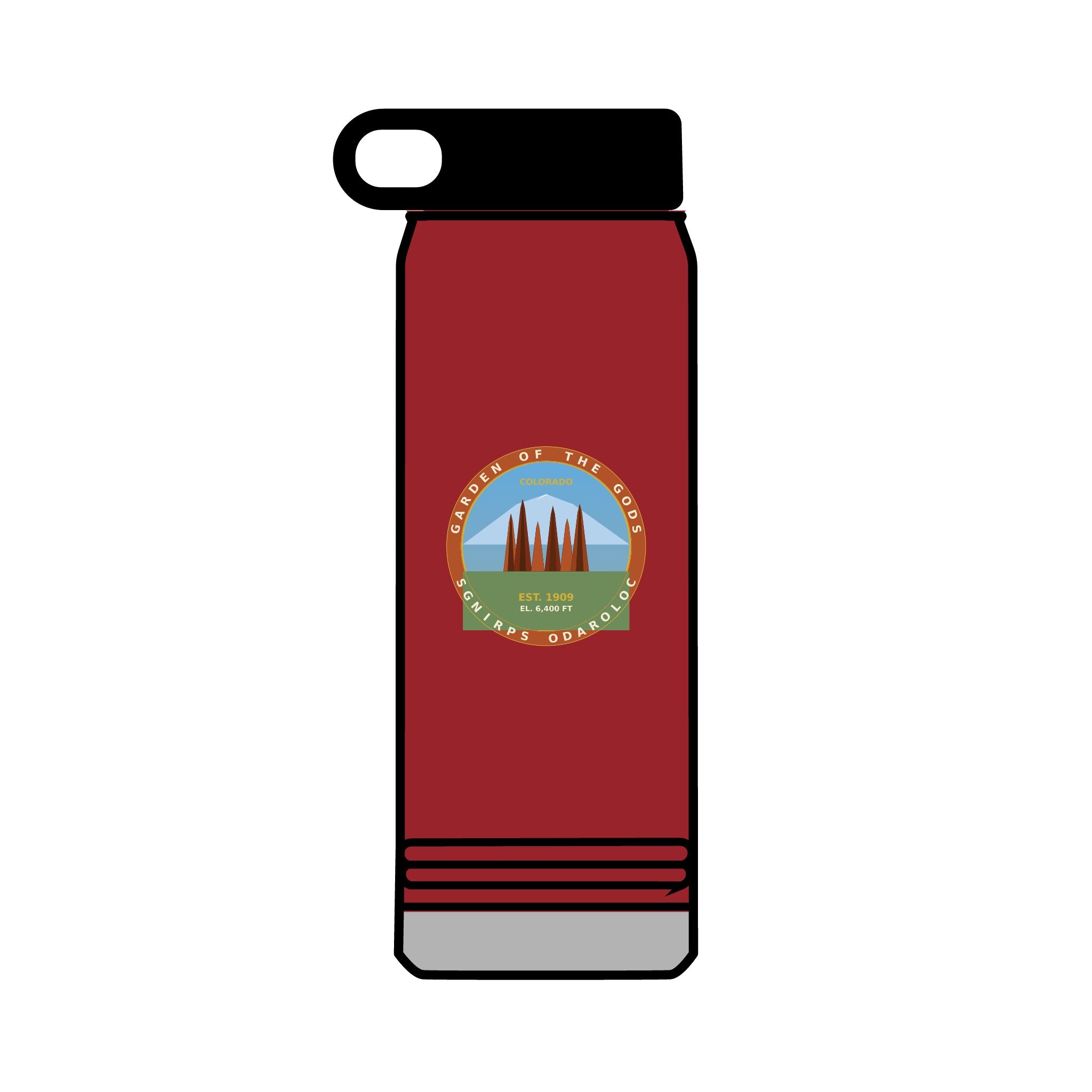 Garden of the Gods Colorado Badge 32oz Tumbler