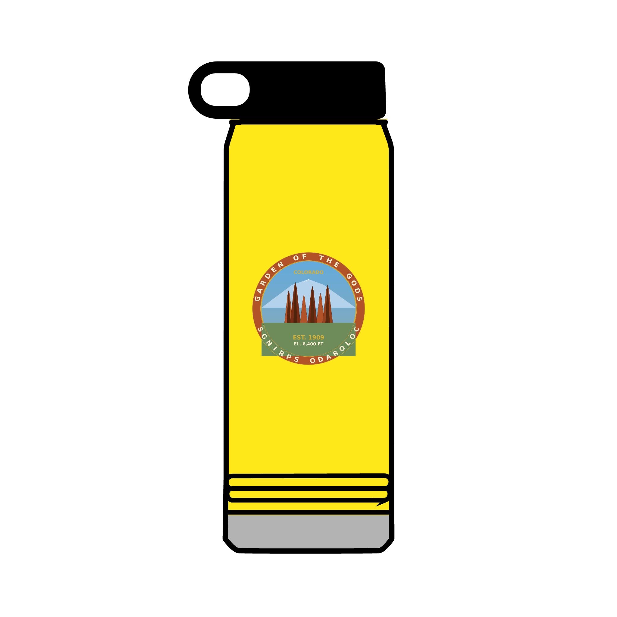 Garden of the Gods Colorado Badge 32oz Tumbler
