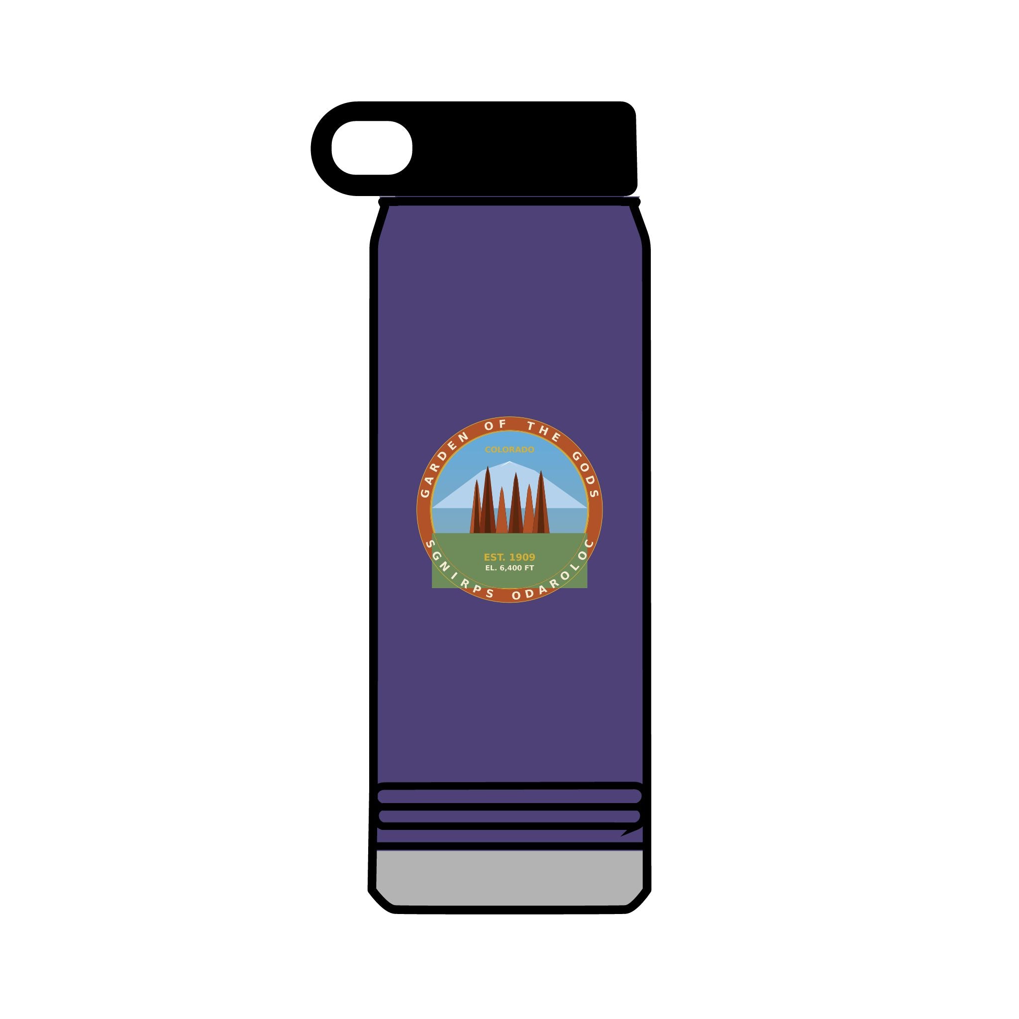 Garden of the Gods Colorado Badge 32oz Tumbler