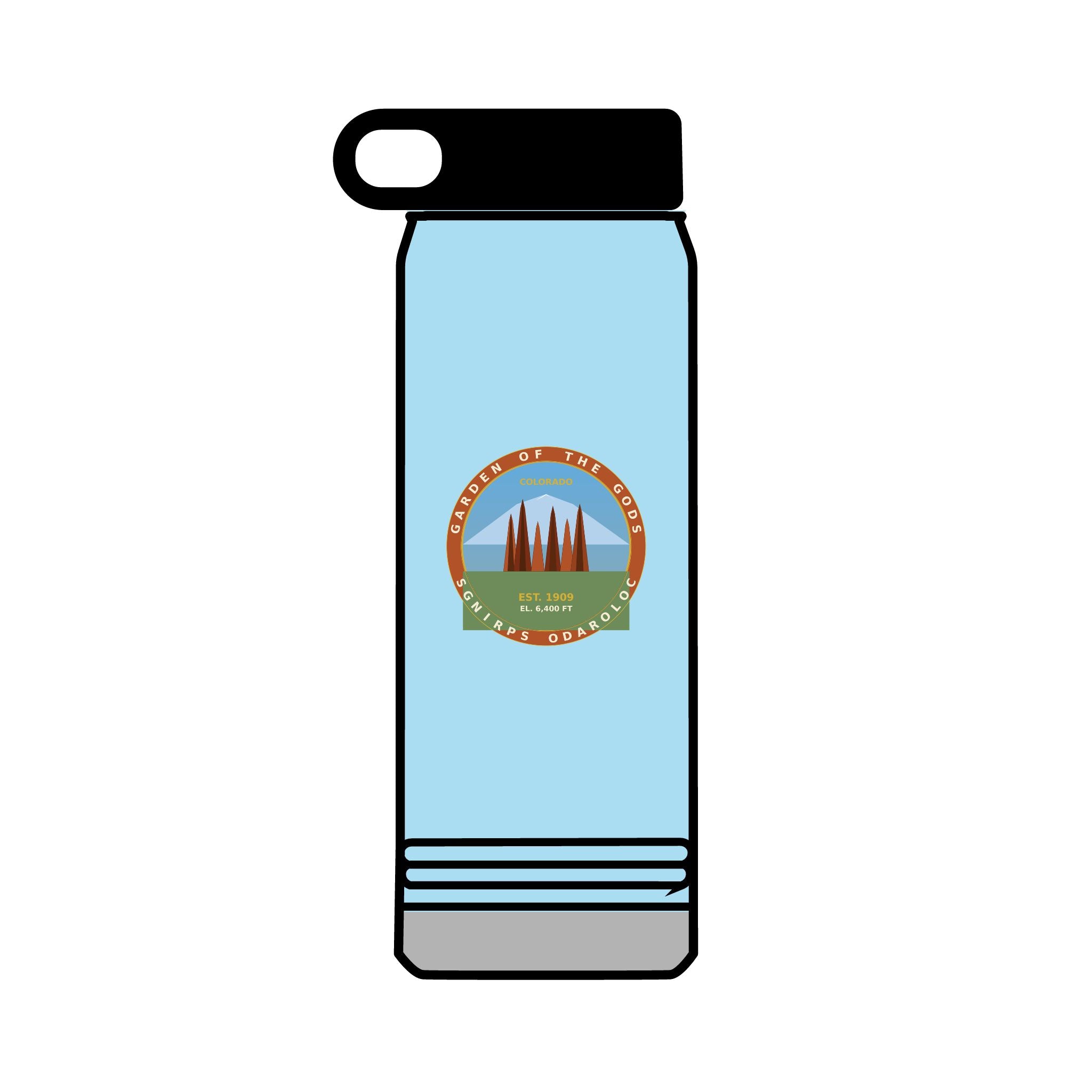 Garden of the Gods Colorado Badge 32oz Tumbler