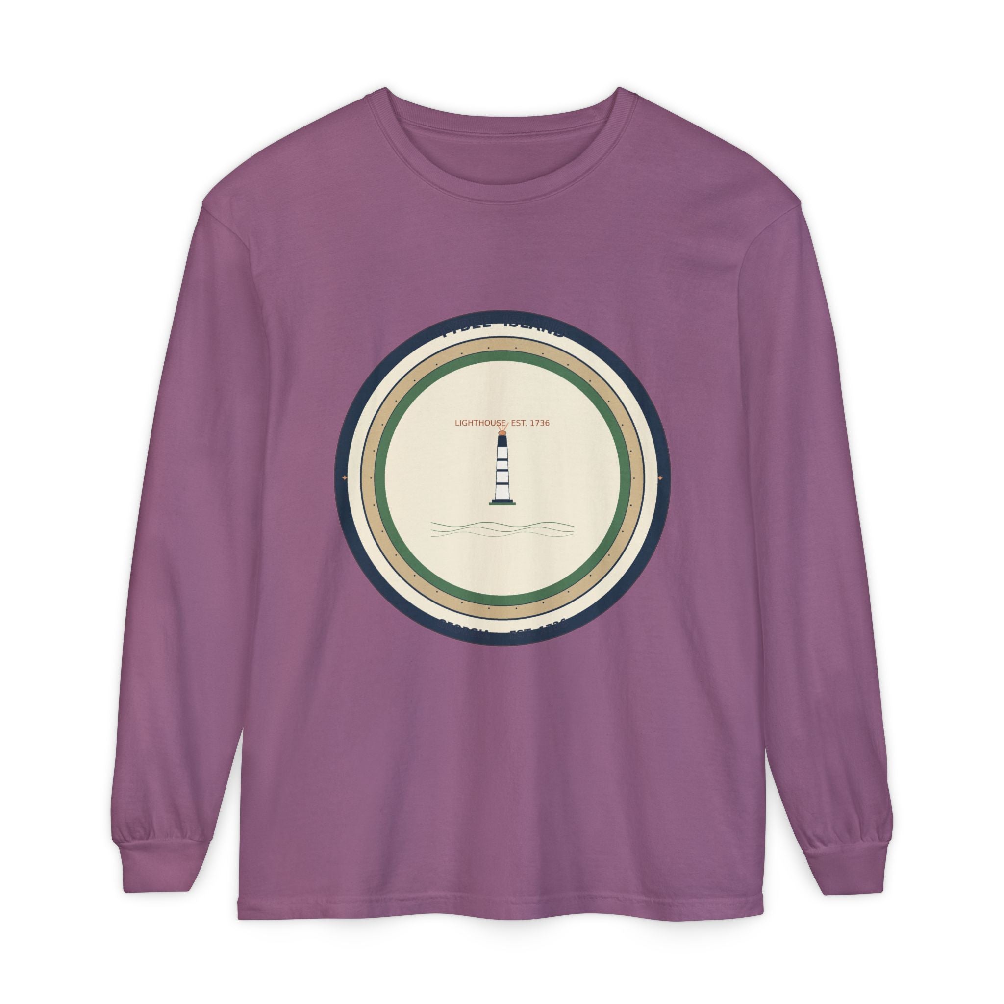 Tybee Island Long Sleeve | Tybee Lighthouse Badge | Georgia Coast