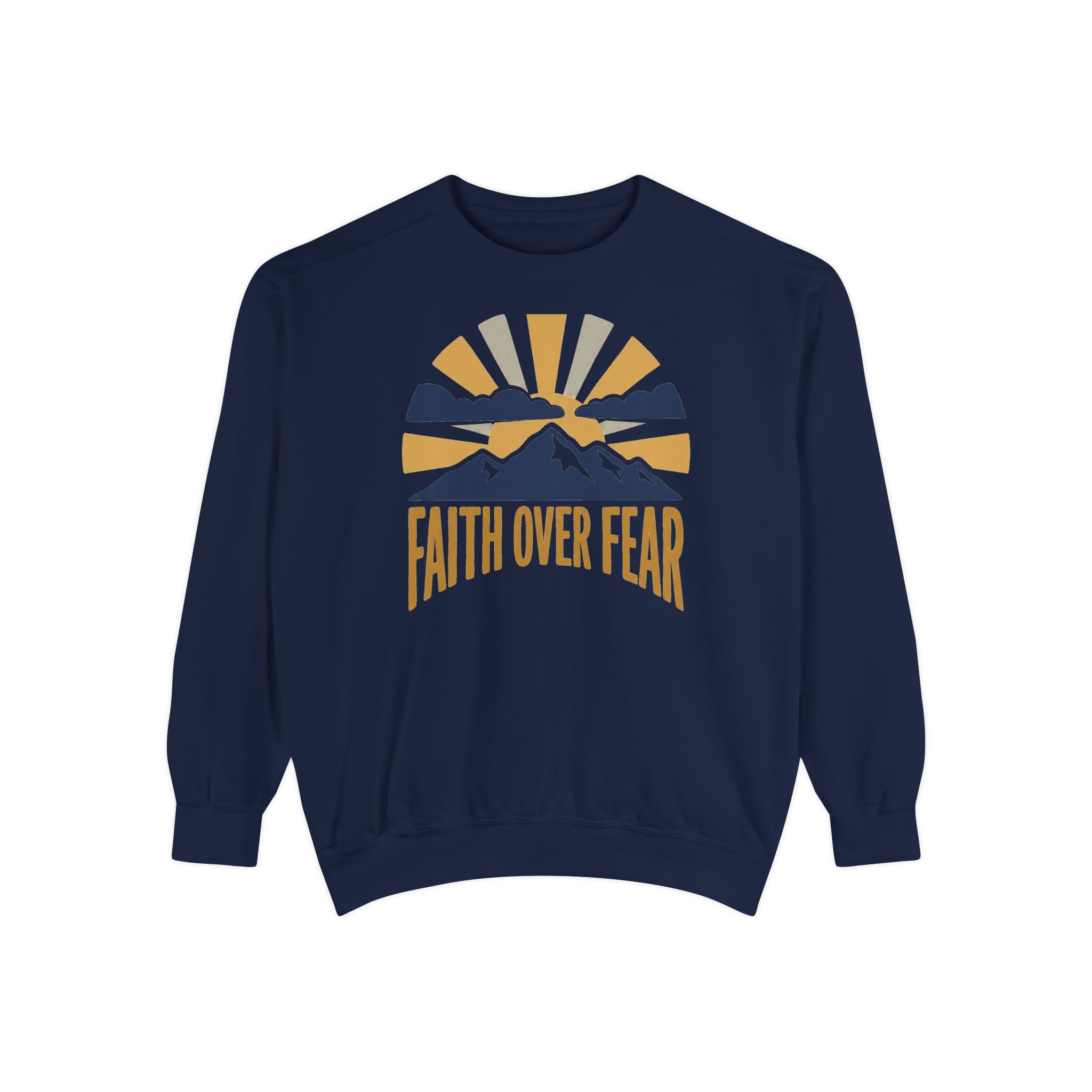 Faith Over Fear Crewneck Sweatshirt | Christian Inspirational