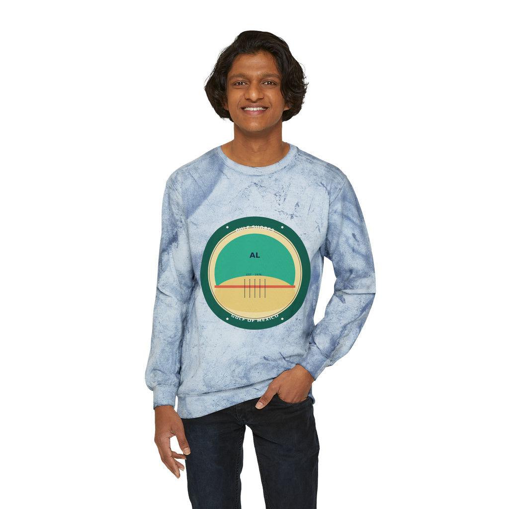 Gulf Shores Alabama Crewneck | Coastal Badge Art