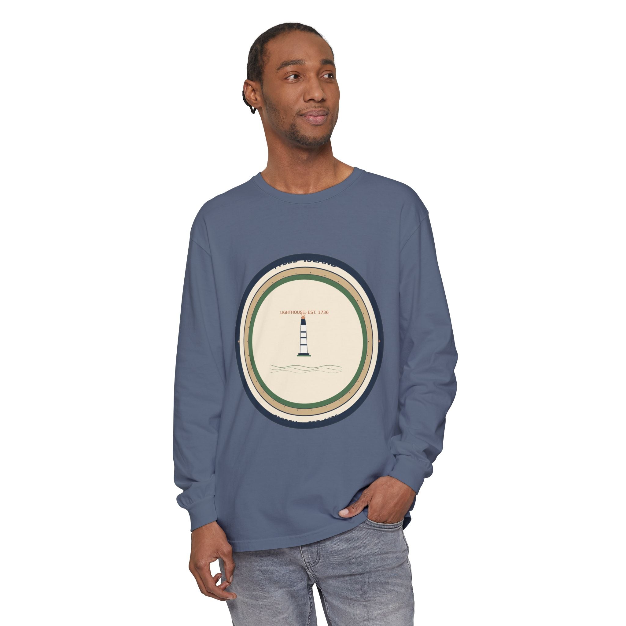 Tybee Island Long Sleeve | Tybee Lighthouse Badge | Georgia Coast