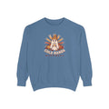 Cozy Ghost Crewneck Sweatshirt | Cold Hands Warm Mugs Fall Coffee Art | Comfort Colors Garment Dyed