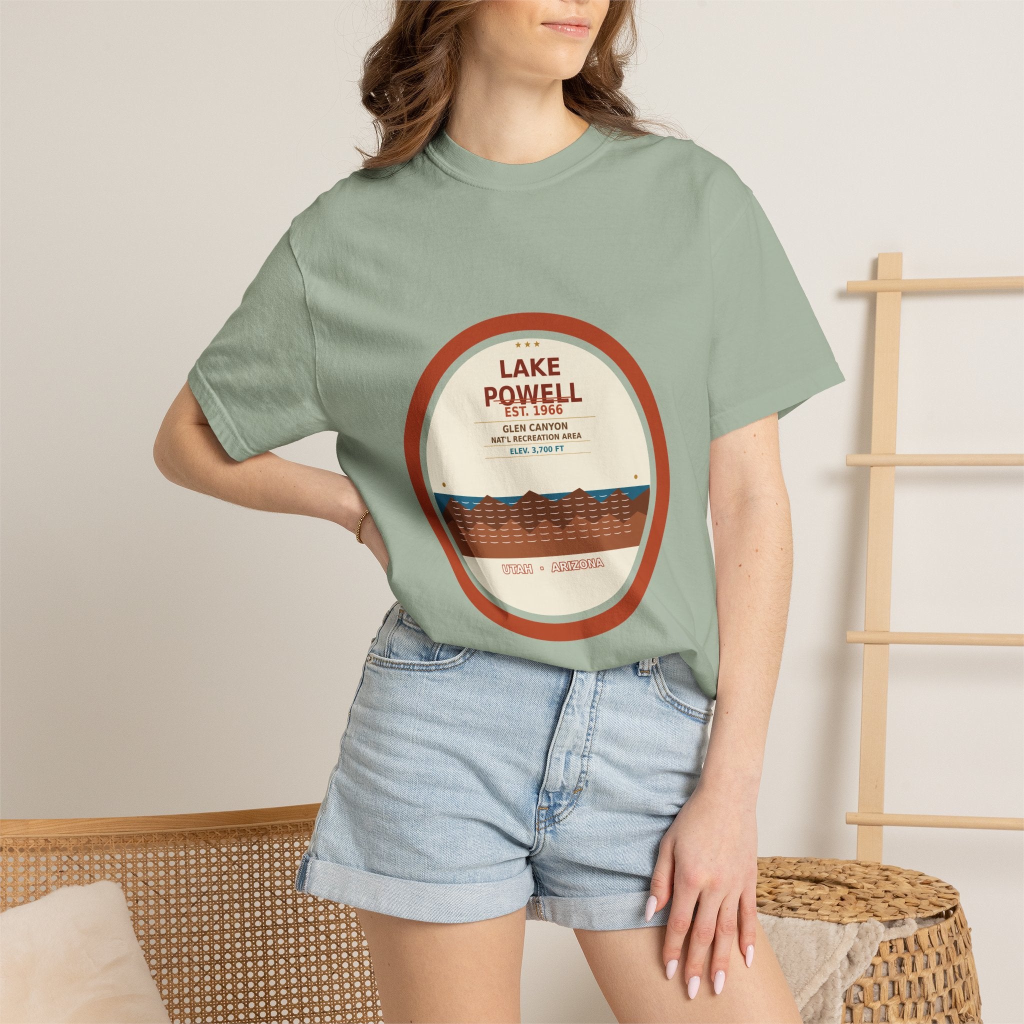 Lake Powell Desert Badge Tee | Comfort Colors 1717