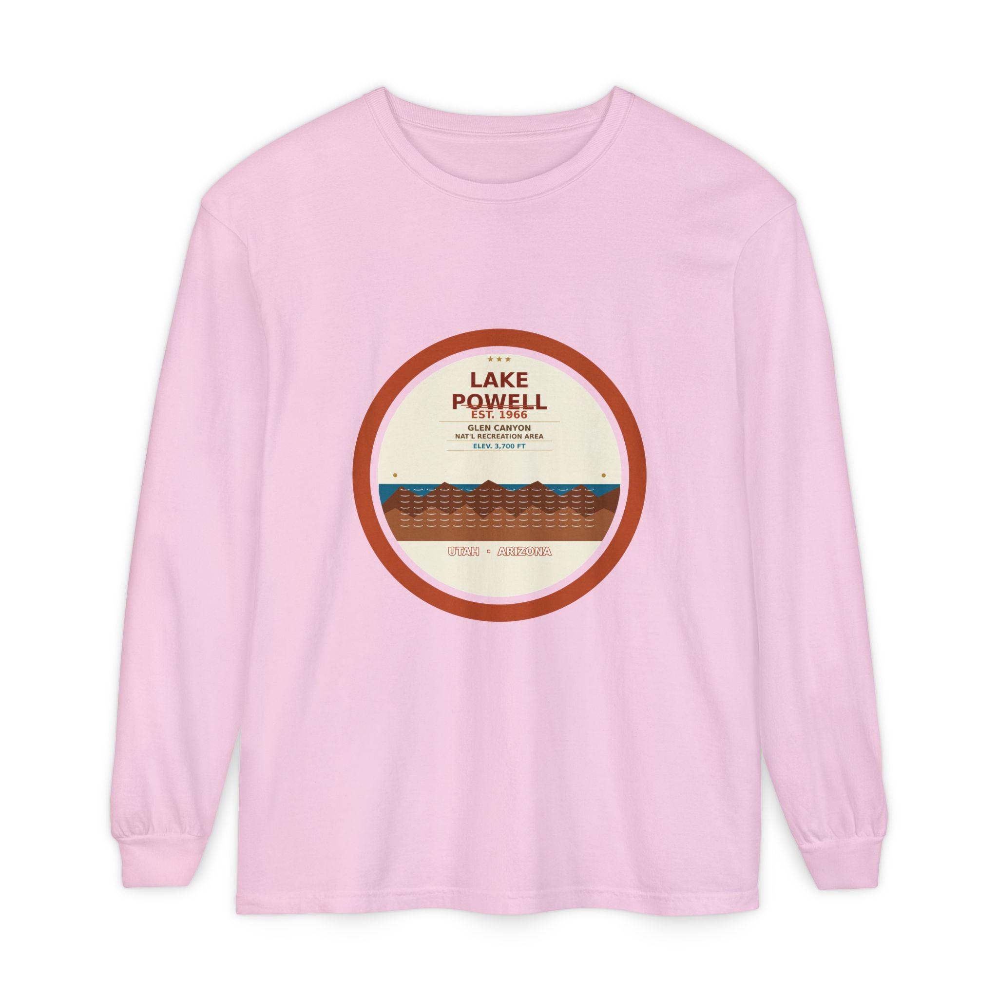Lake Powell Desert Badge Long Sleeve | Comfort Colors 6014