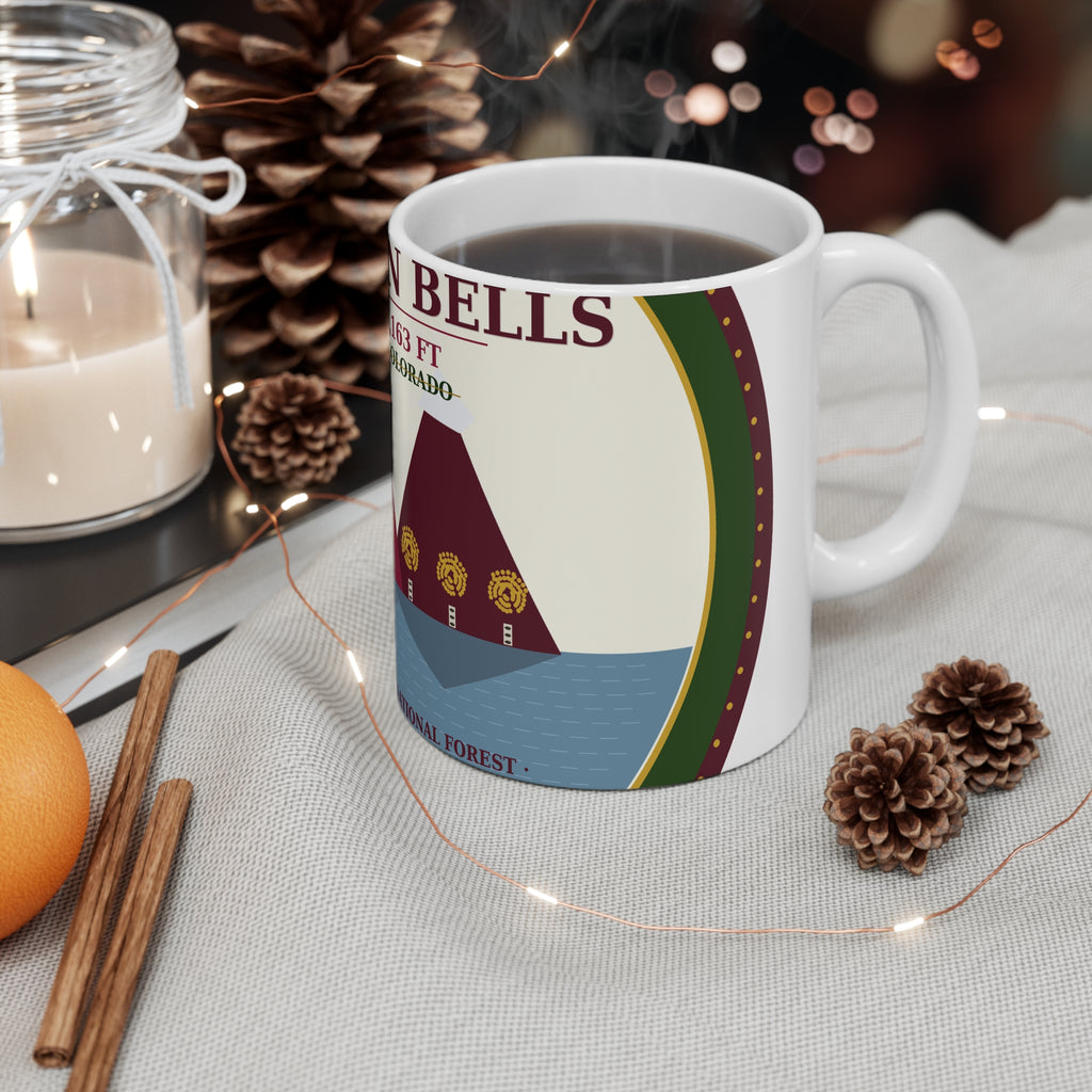 Maroon Bells Badge Mug — Colorado 14er