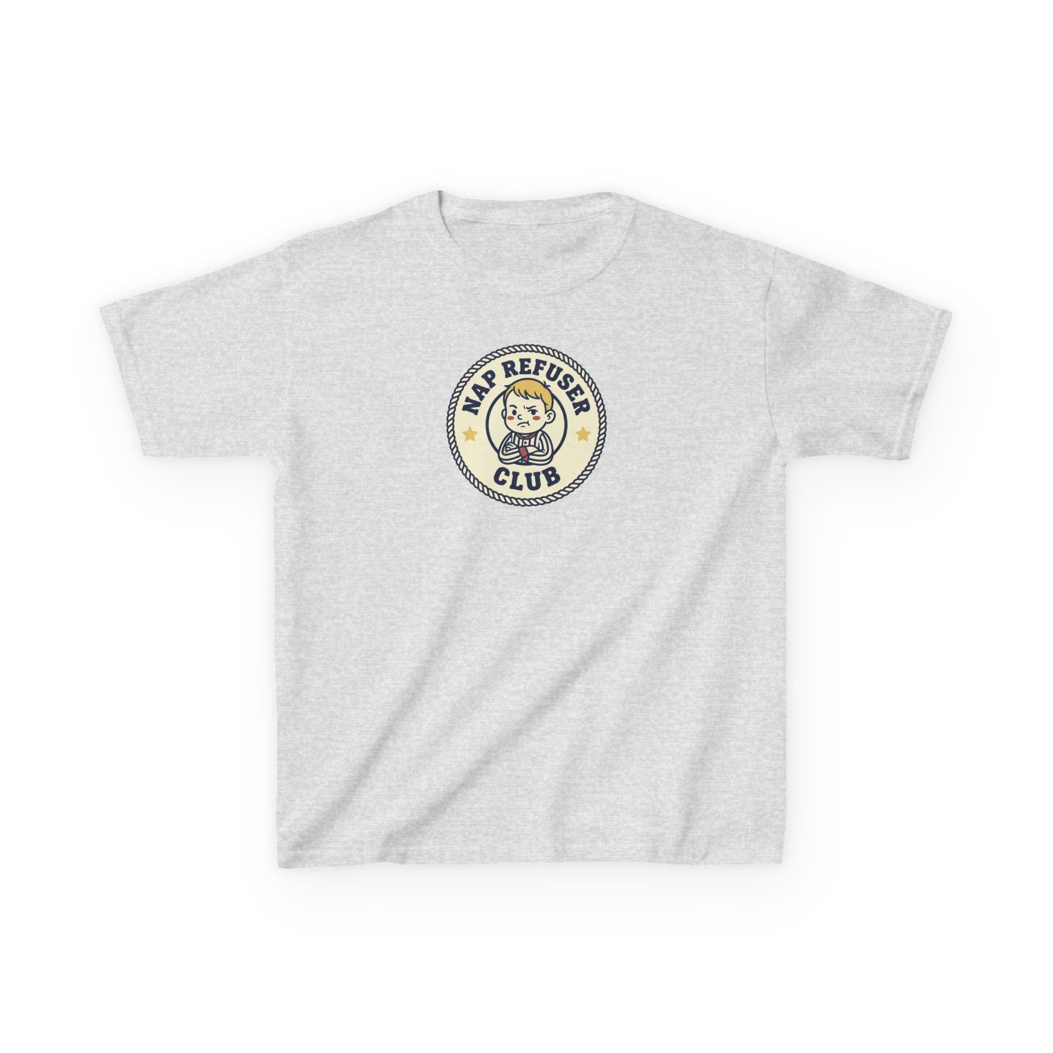 Nap Refuser Club Shirt Funny Toddler Badge Kids Tee