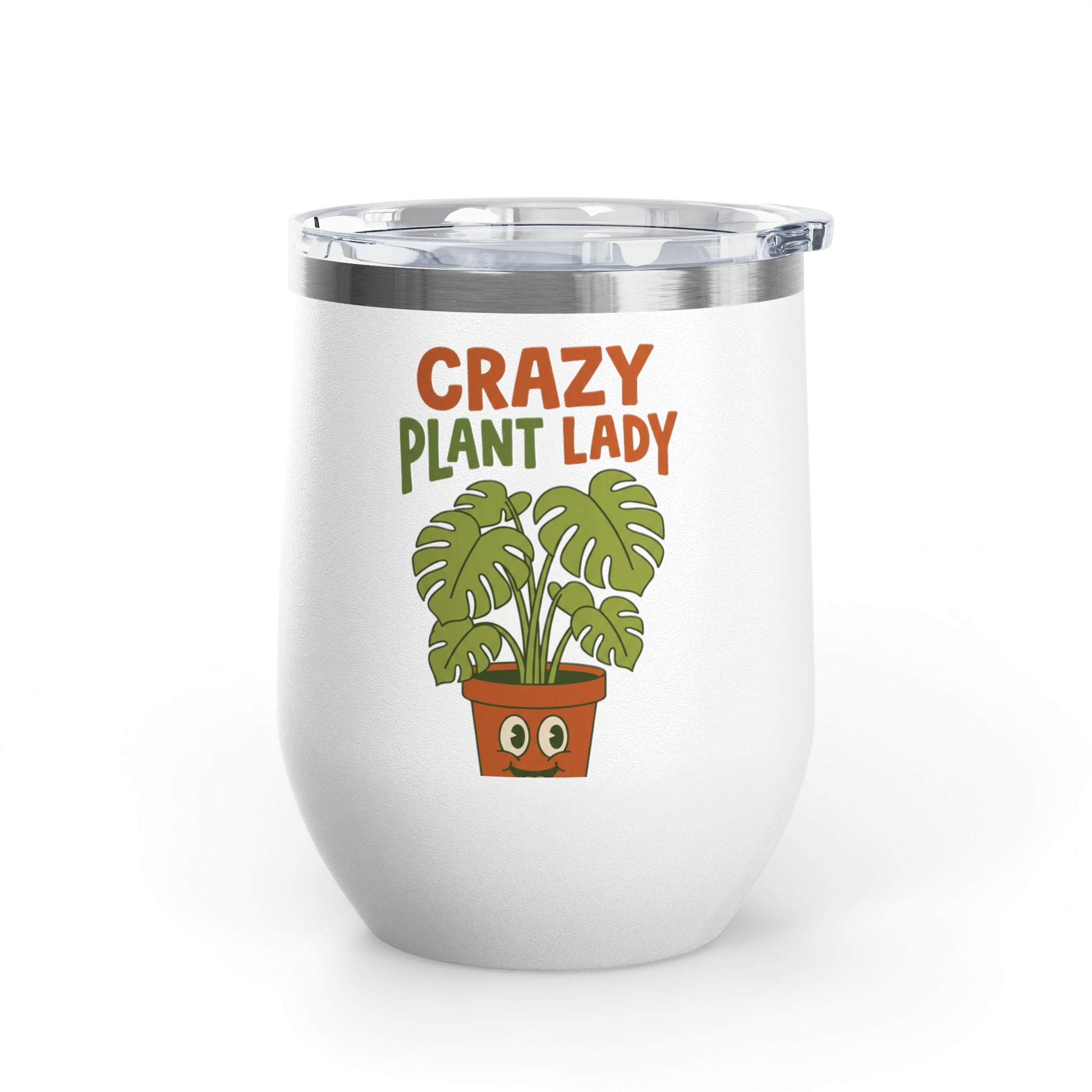 Crazy Plant Lady 12oz Tumbler | Plant Mom Drinkware