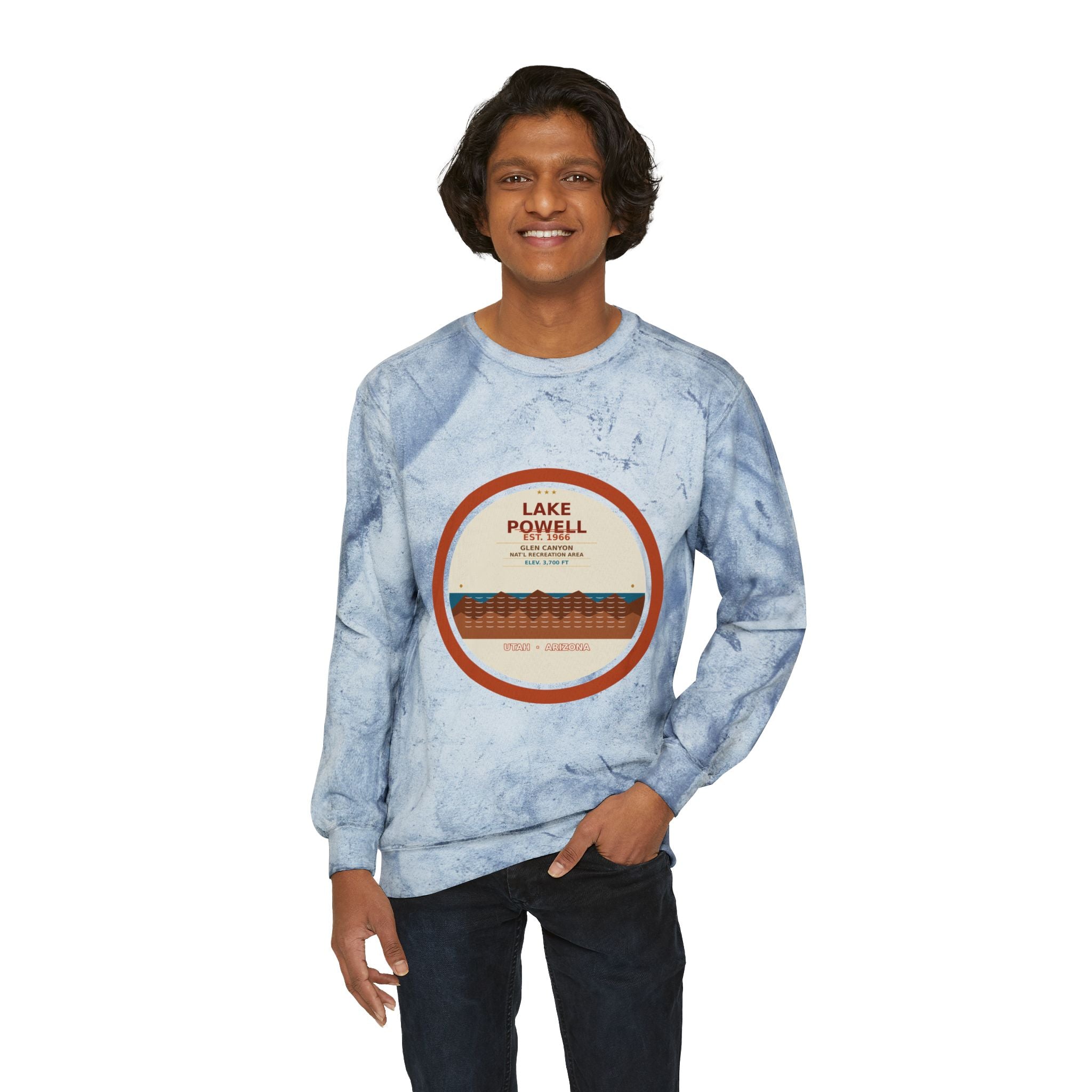 Lake Powell Desert Badge Crewneck | Comfort Colors 1466
