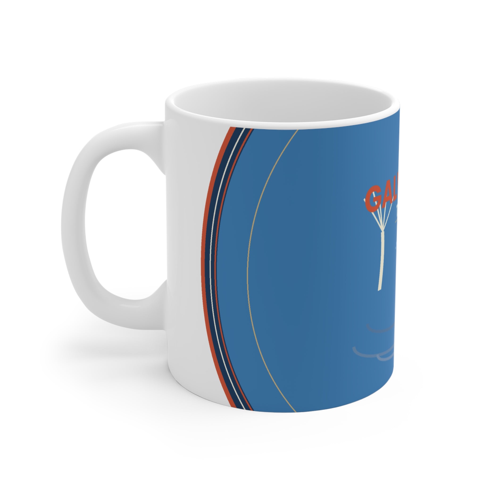 Galveston Texas Mug | Gulf Coast Vintage Badge | 11oz