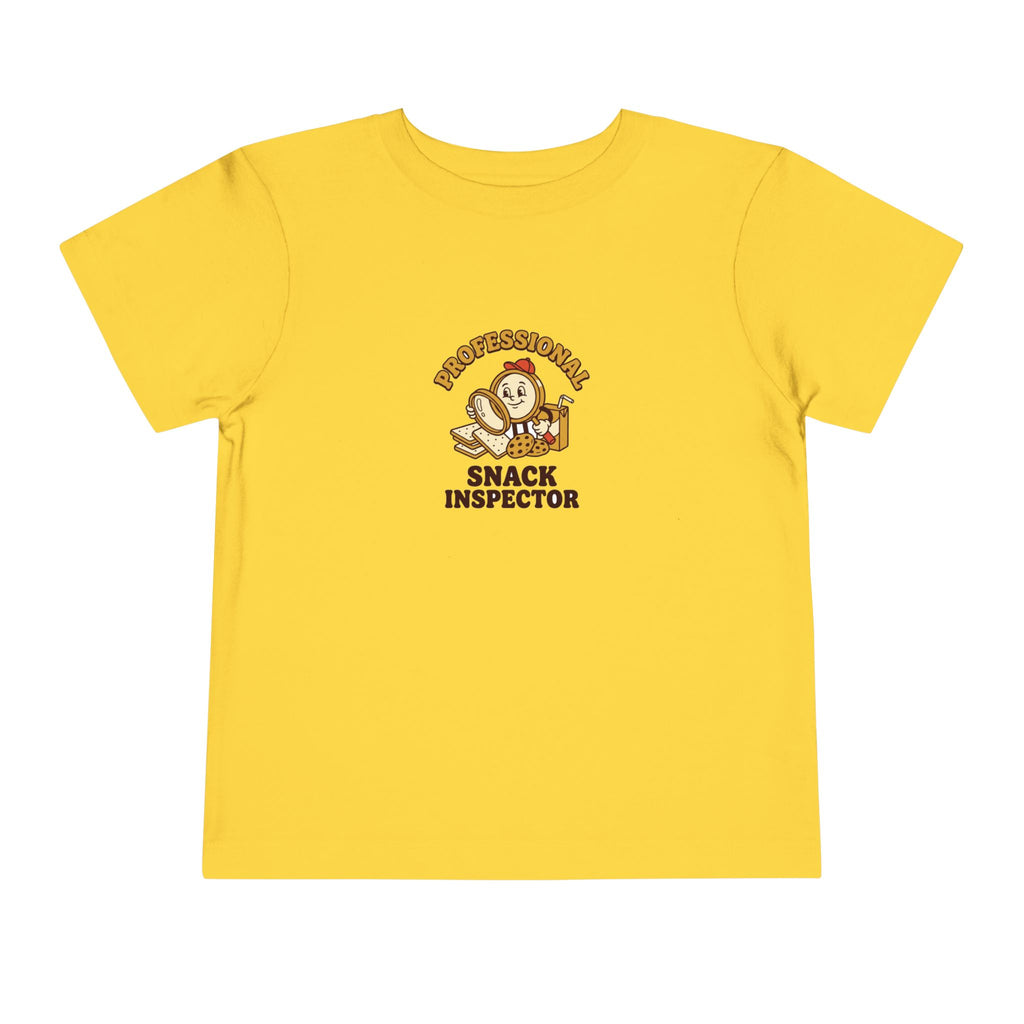 Professional Snack Inspector Toddler Shirt Funny Snack Tee