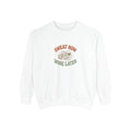 Funny Gym Sweatshirt | Sweat Now Wine Later | Comfort Colors Wine Lover Crewneck