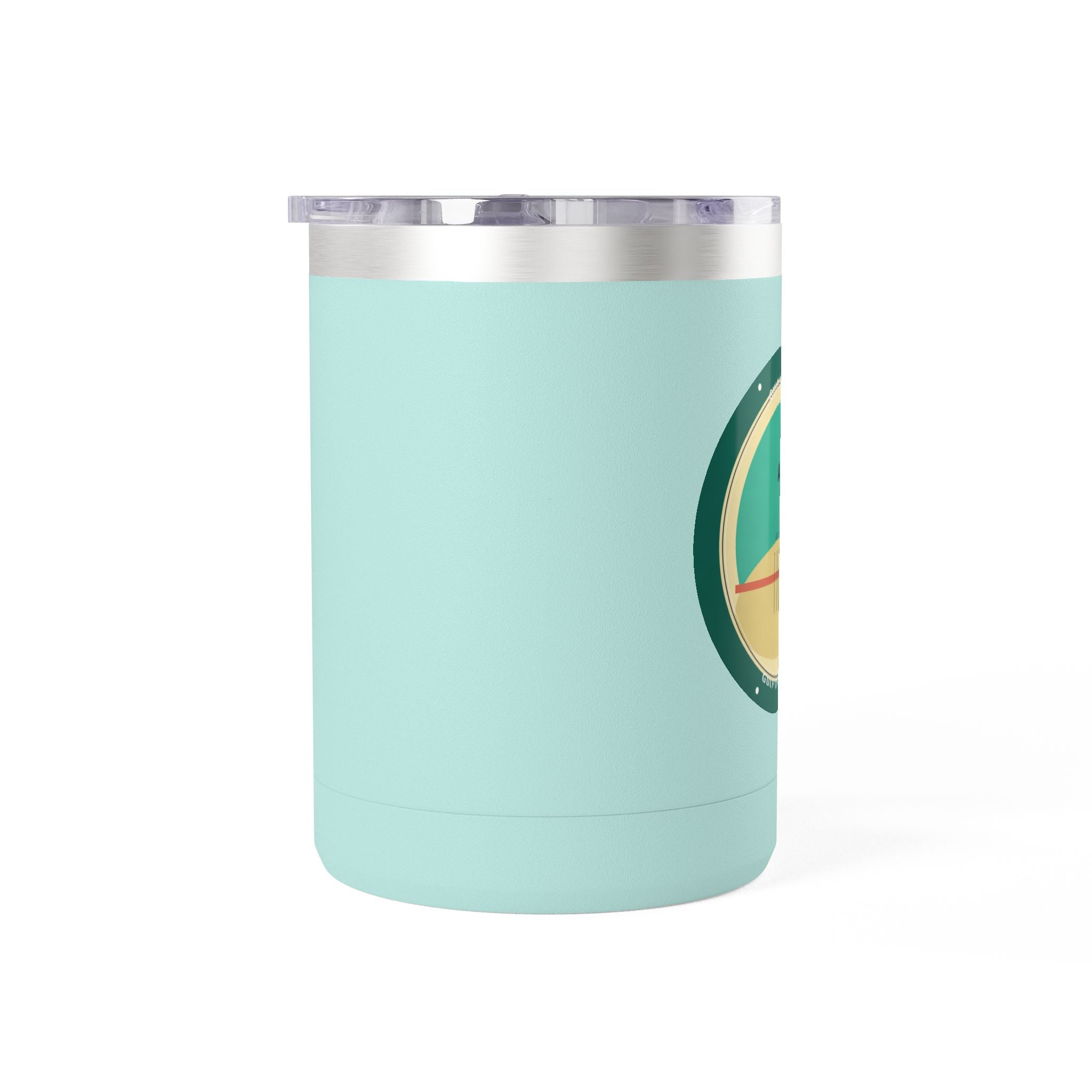 Gulf Shores Alabama 15oz Travel Mug | Coastal Badge Art