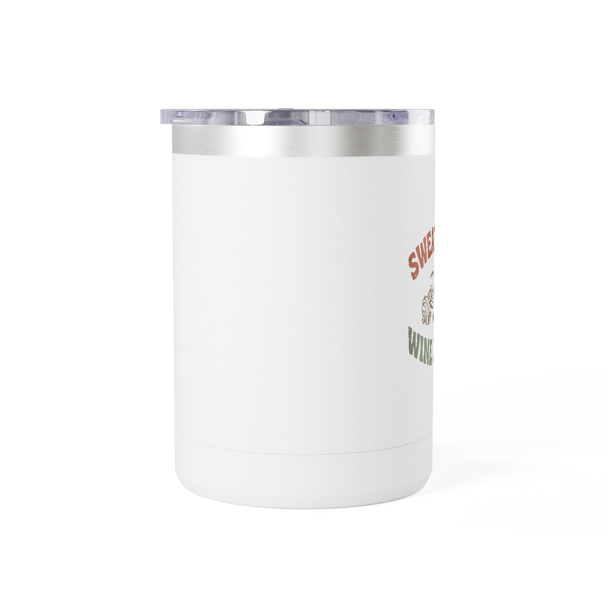 Sweat Now Wine Later 15oz Coffee Tumbler — Insulated Gym & Wine Travel Mug