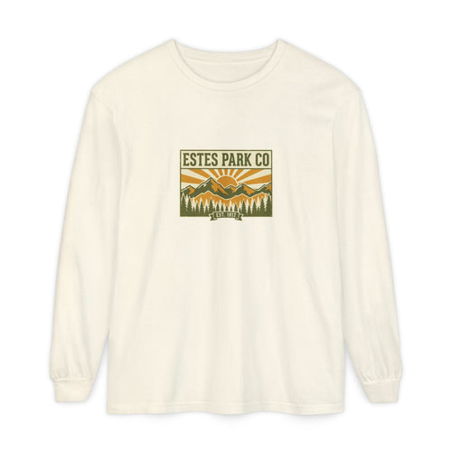 Estes Park CO Vintage Long Sleeve Tee | EST. 1917 Colorado Mountain Shirt