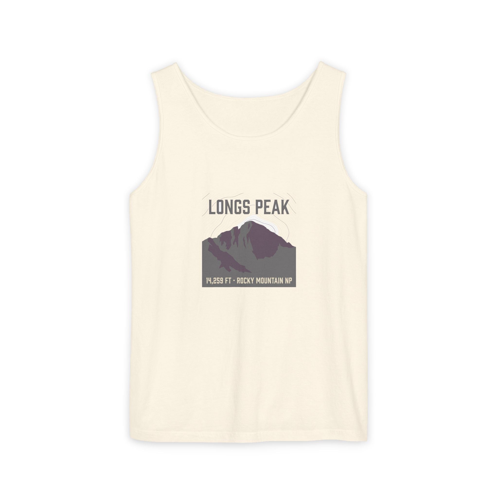 Longs Peak Tank Top | 14,259 ft Colorado 14er | Comfort Colors