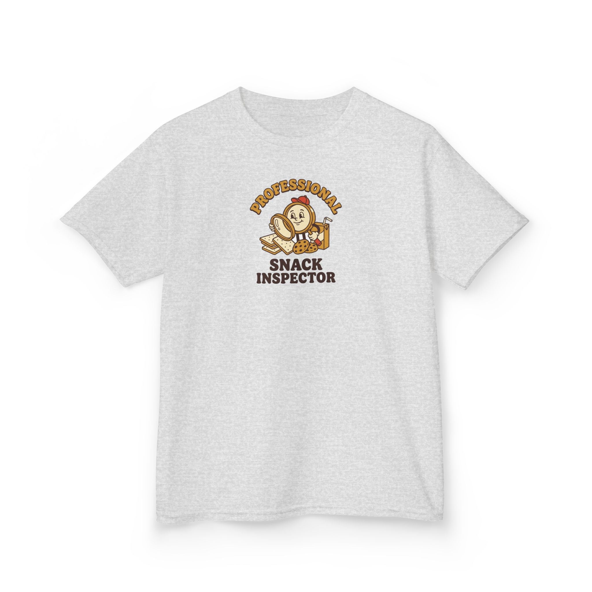 Professional Snack Inspector Shirt Funny Toddler Kids Tee