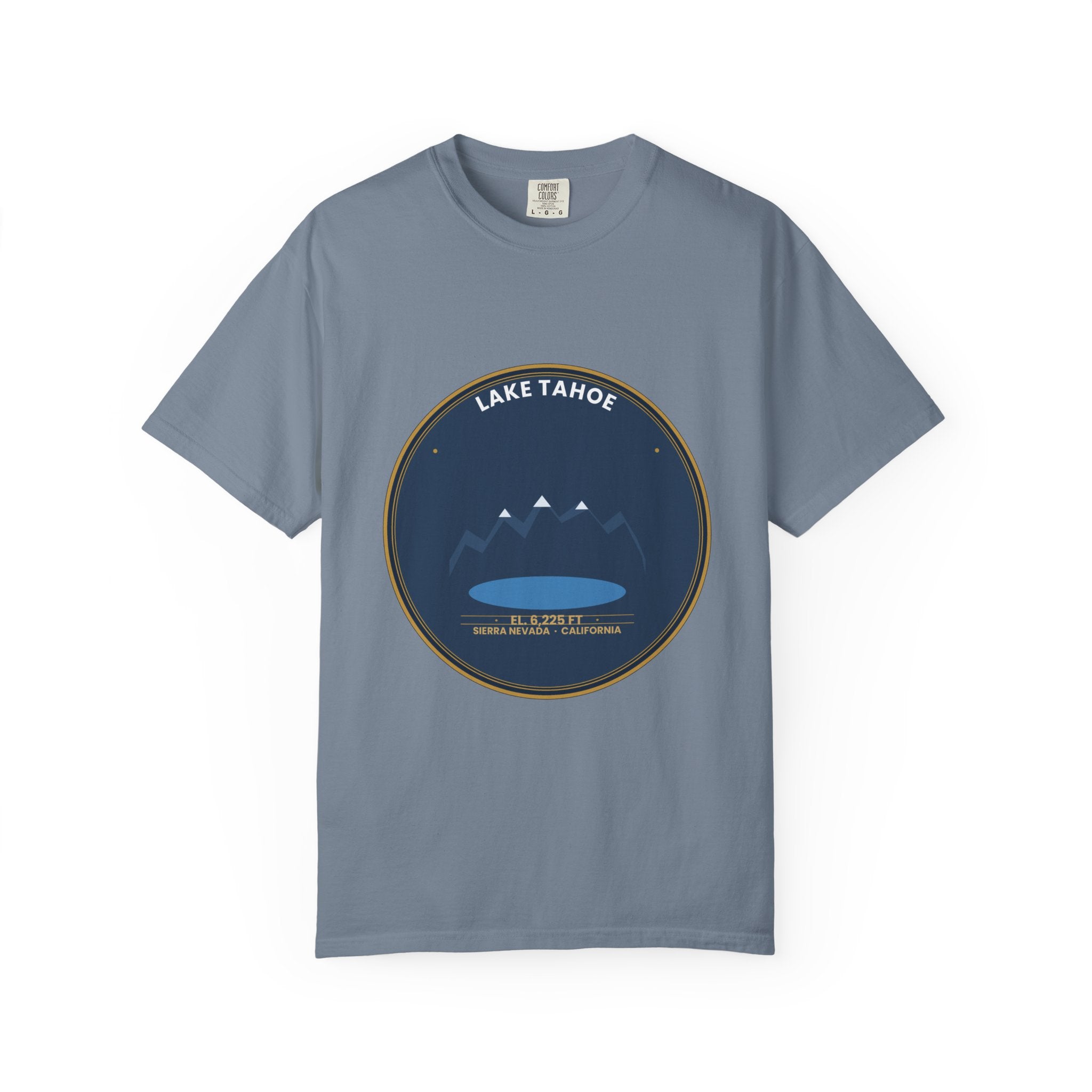 Lake Tahoe Alpine Badge Tee | Comfort Colors 1717