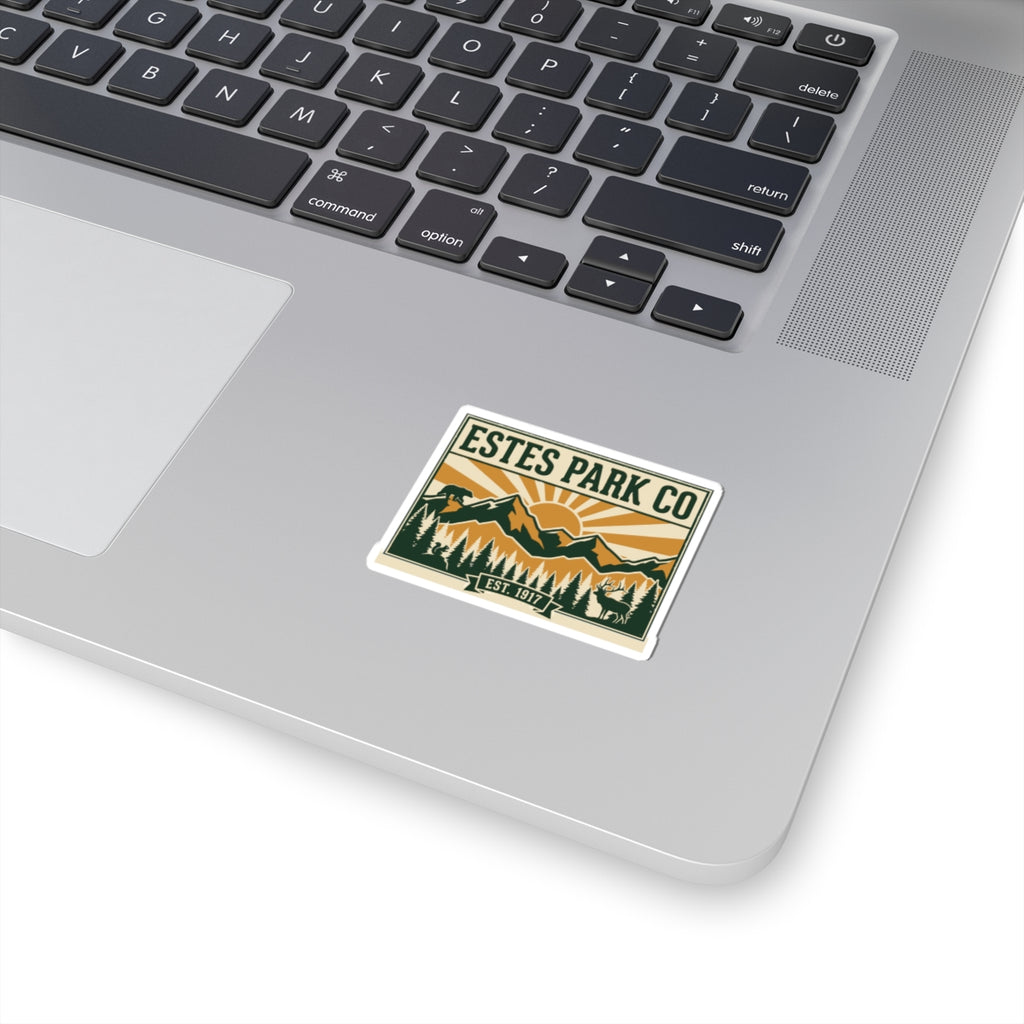 Estes Park CO Hidden Wildlife Sticker | Forest Green EST. 1917