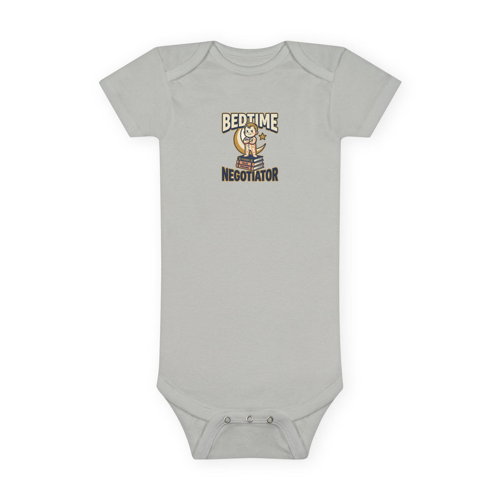 Bedtime Negotiator Baby Bodysuit Funny Bedtime Gift