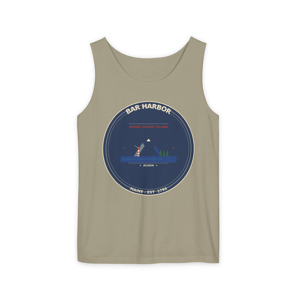 Bar Harbor Maine Tank Top | Acadia Vintage Badge Tank