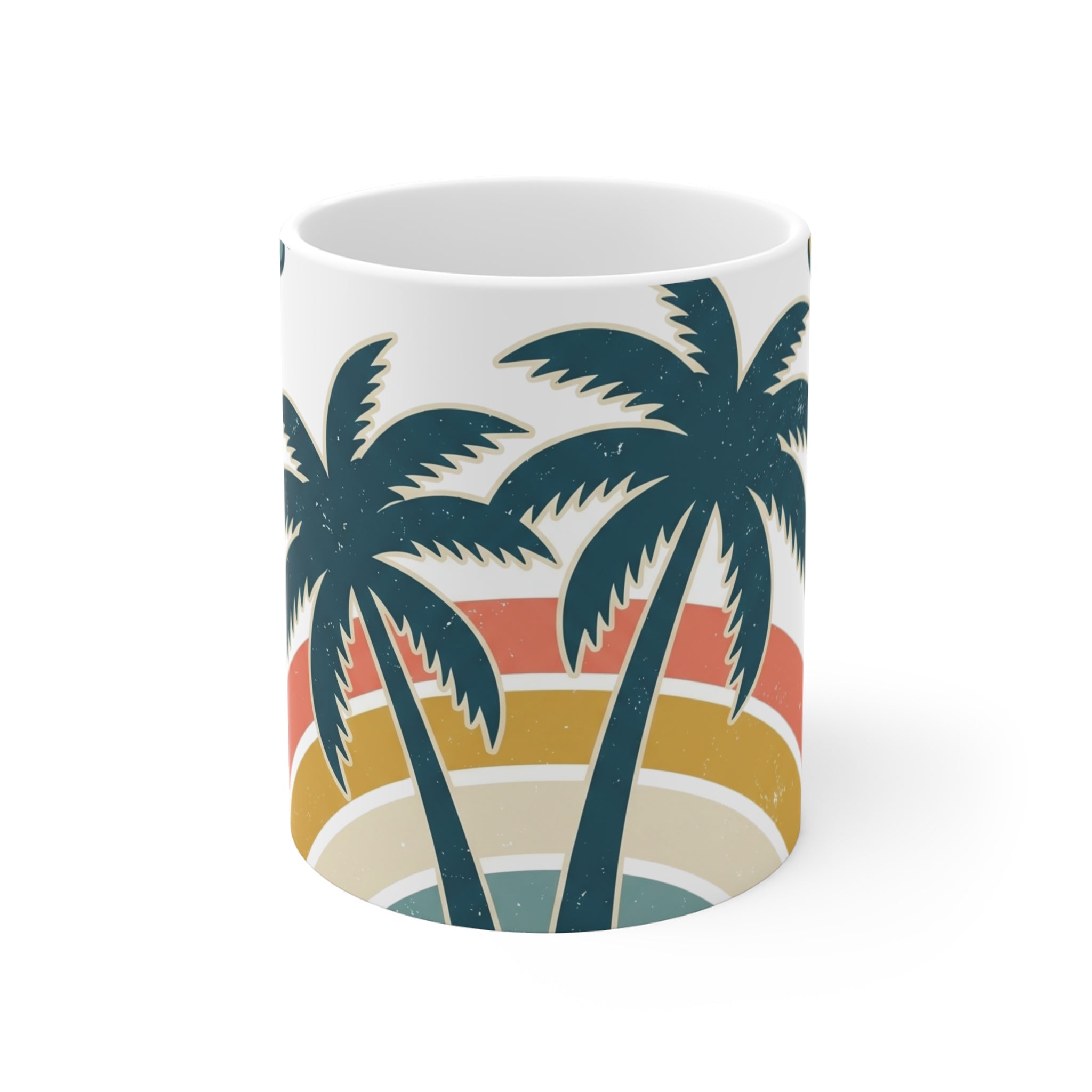Palm Trees & 80 Degrees Coffee Mug 11oz
