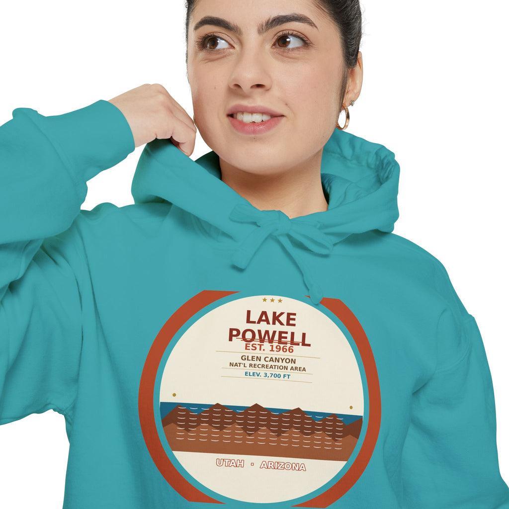 Lake Powell Desert Badge Hoodie | Comfort Colors 1567