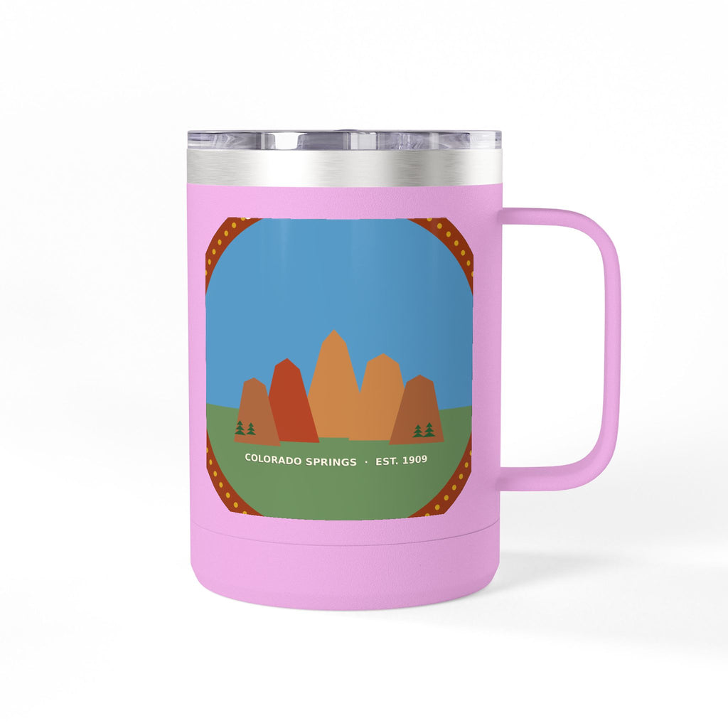 Garden of the Gods Colorado Badge 15oz Tumbler