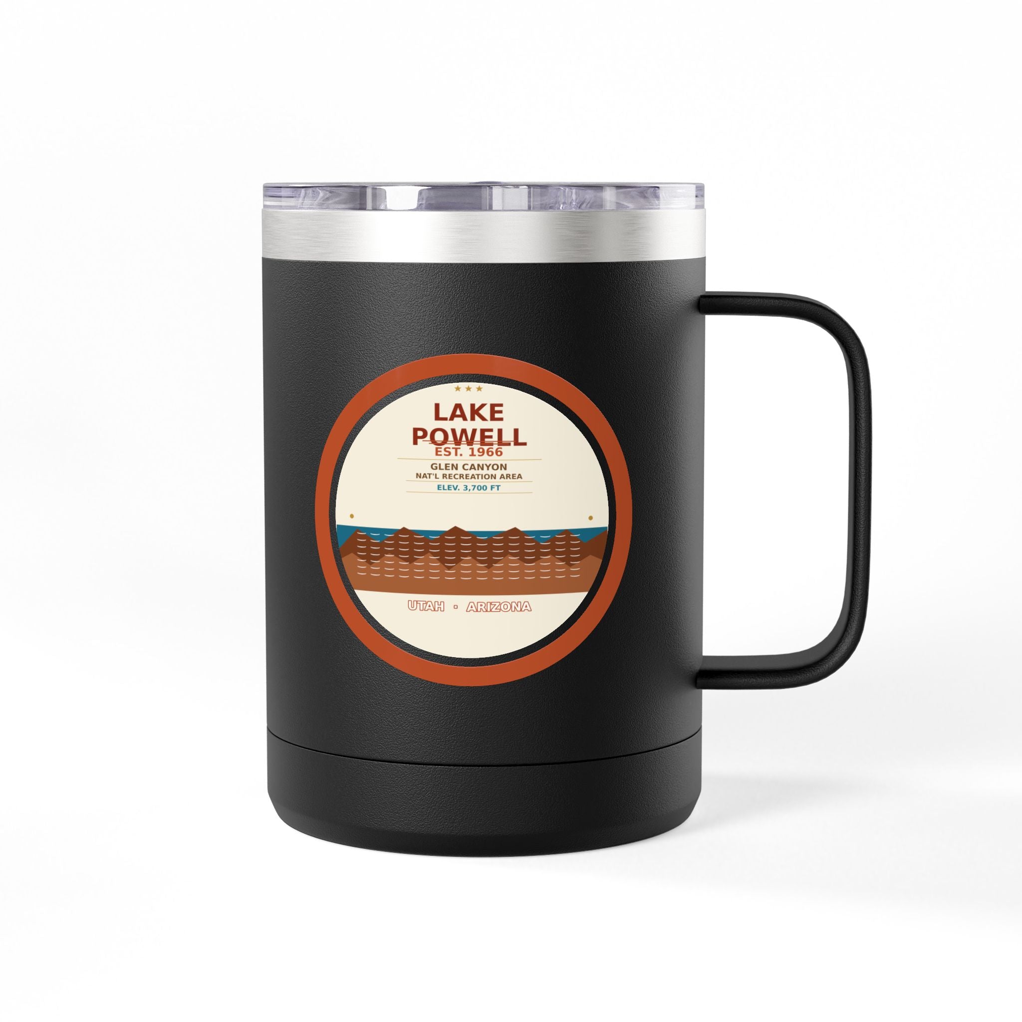 Lake Powell Desert Badge 15oz Tumbler | Comfort Colors
