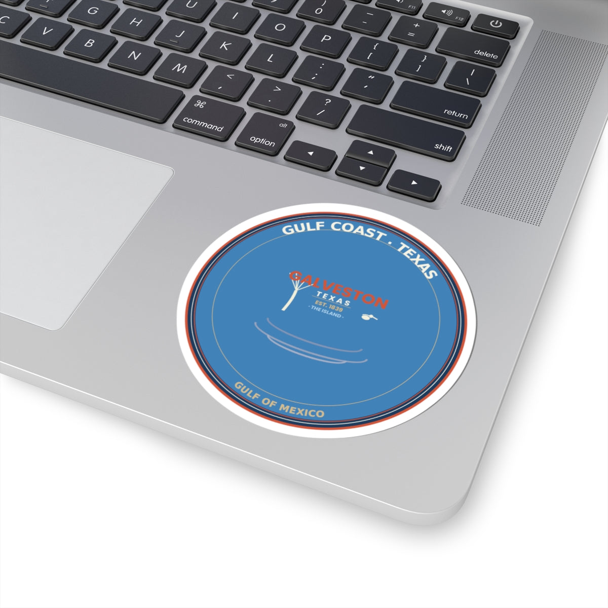 Galveston Texas Sticker | Gulf Coast Vintage Badge | 4 Inch