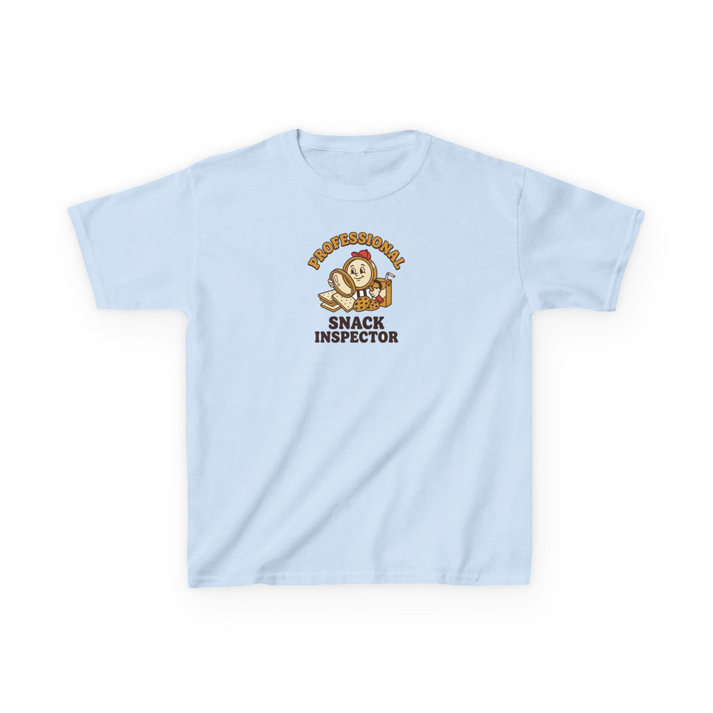 Professional Snack Inspector Shirt Funny Toddler Kids Tee