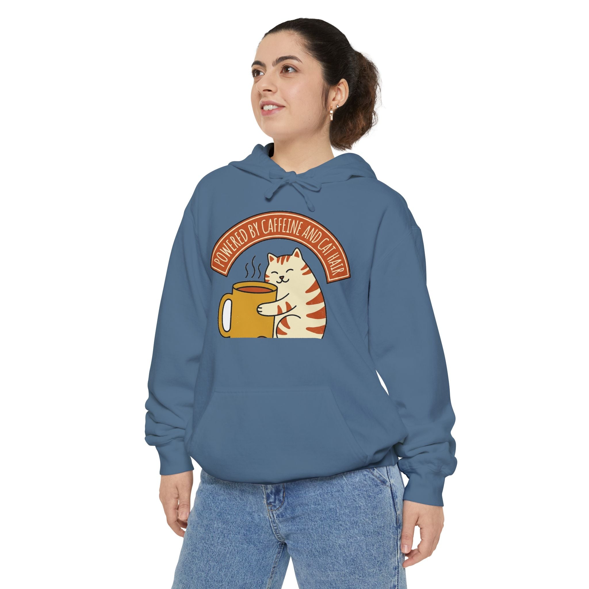 Cat Coffee | Powered by Caffeine Hoodie