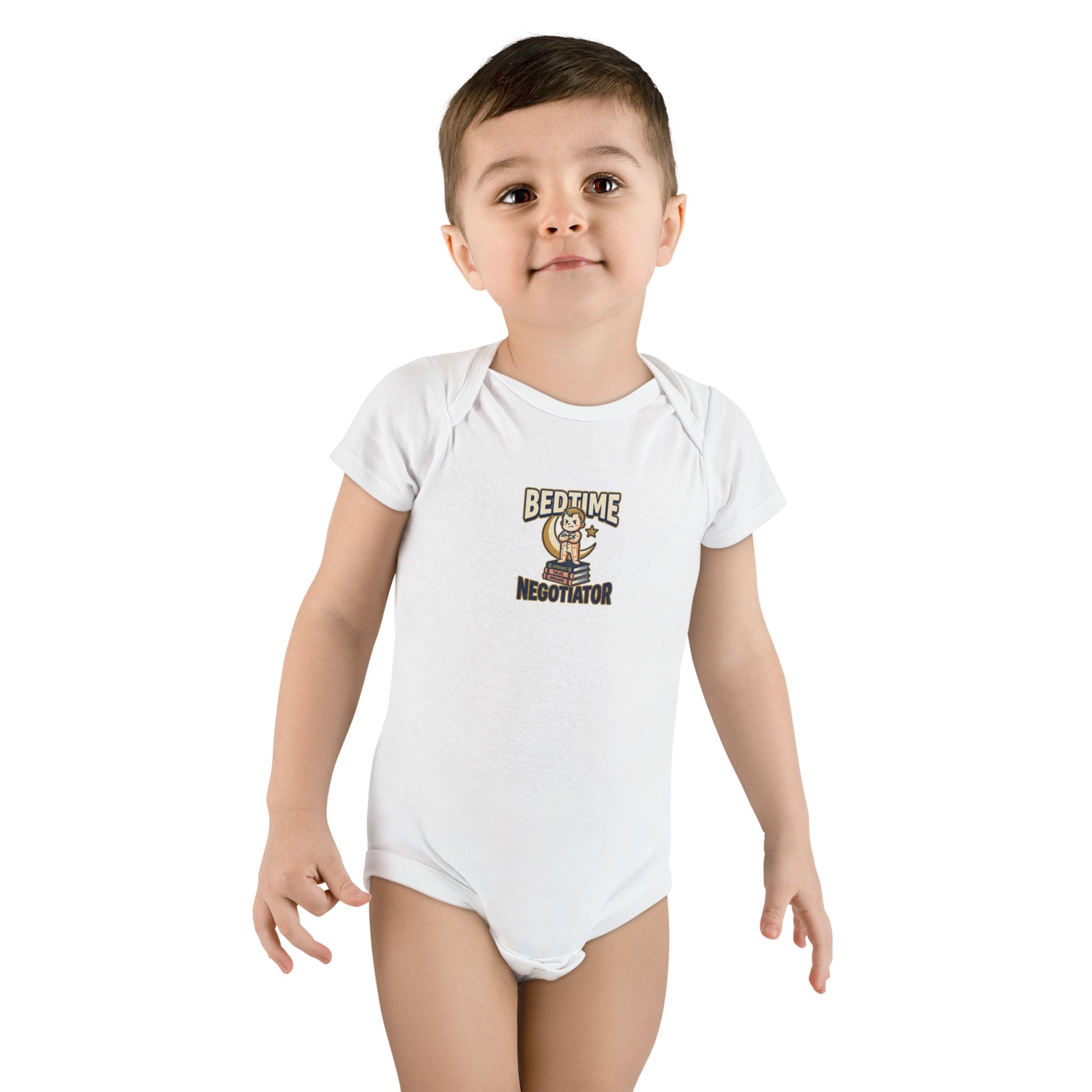 Bedtime Negotiator Baby Bodysuit Funny Bedtime Gift