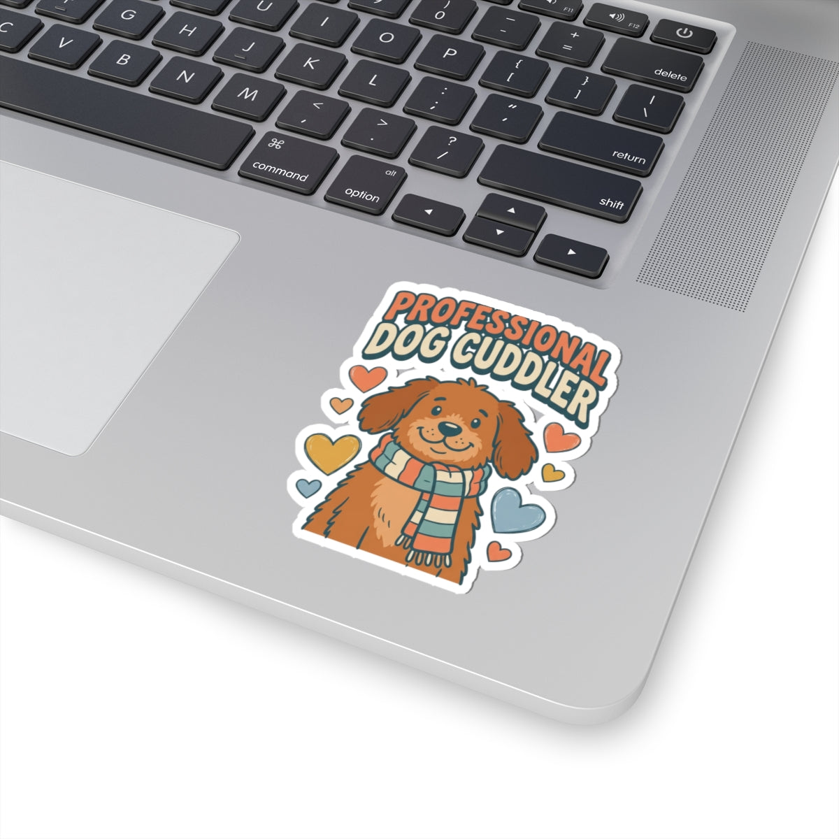 Professional Dog Cuddler Sticker | Cute Dog Mom Golden Retriever Sticker