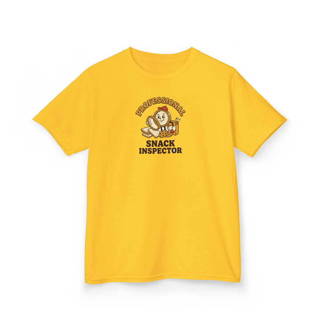 Professional Snack Inspector Shirt Funny Toddler Kids Tee