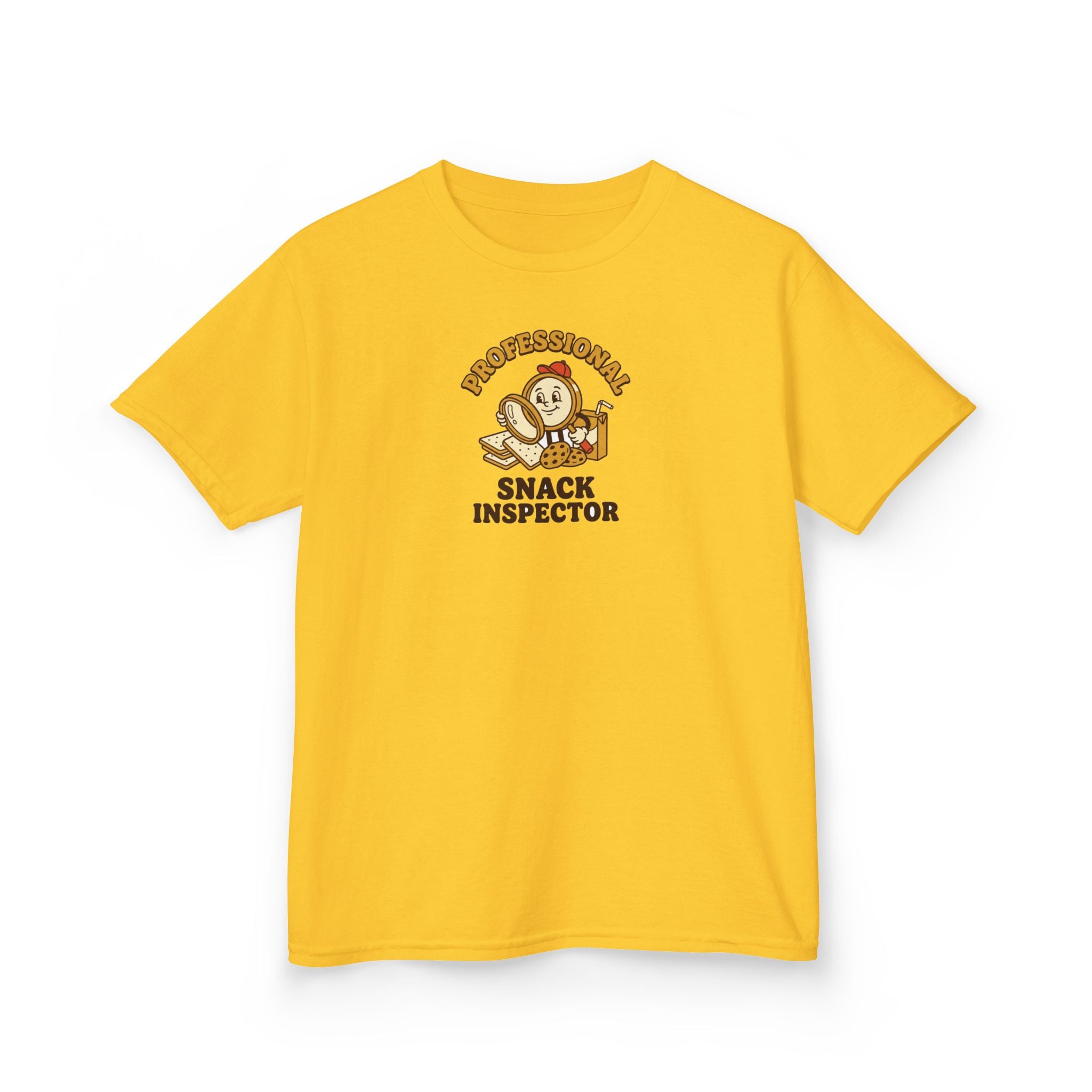Professional Snack Inspector Shirt Funny Toddler Kids Tee