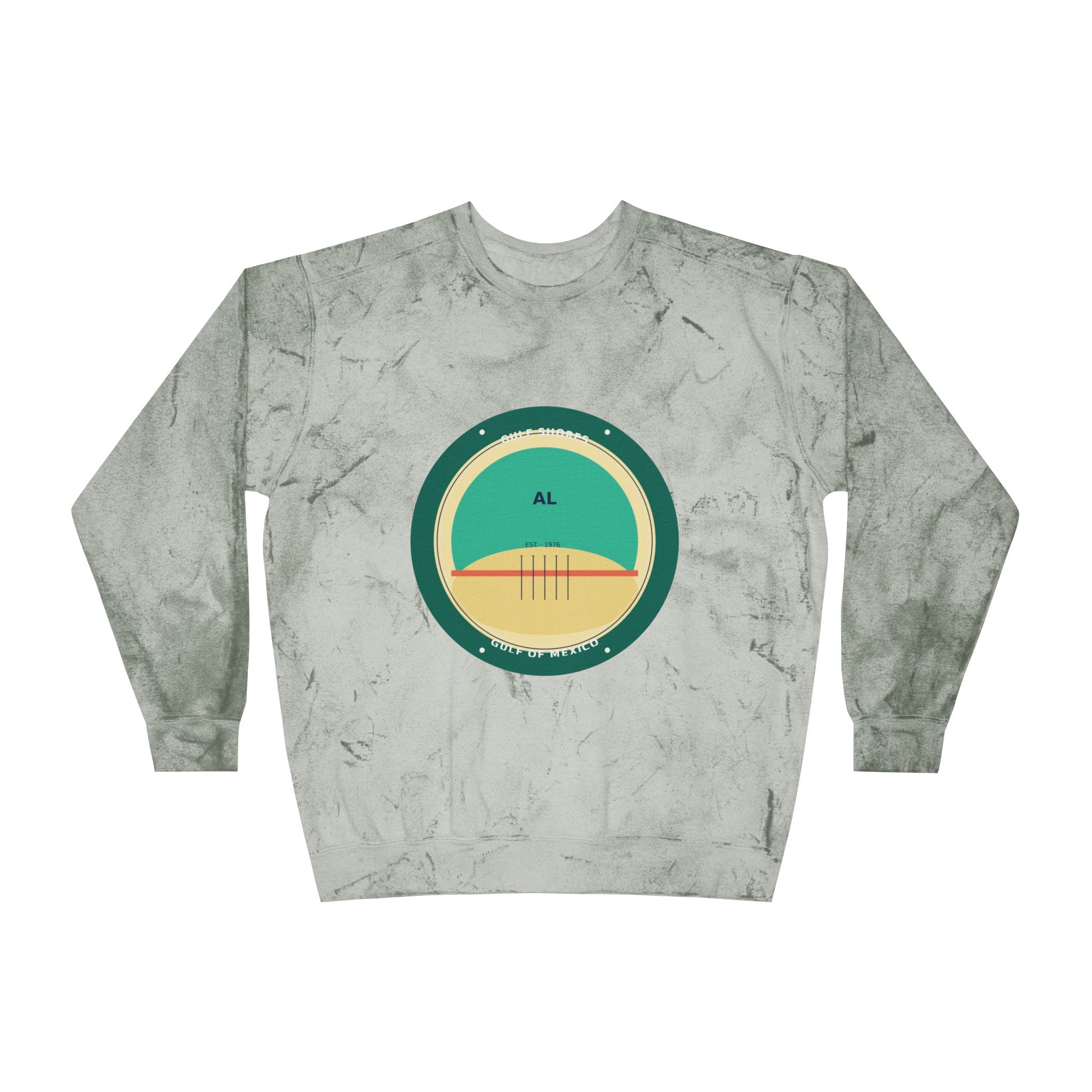 Gulf Shores Alabama Crewneck | Coastal Badge Art