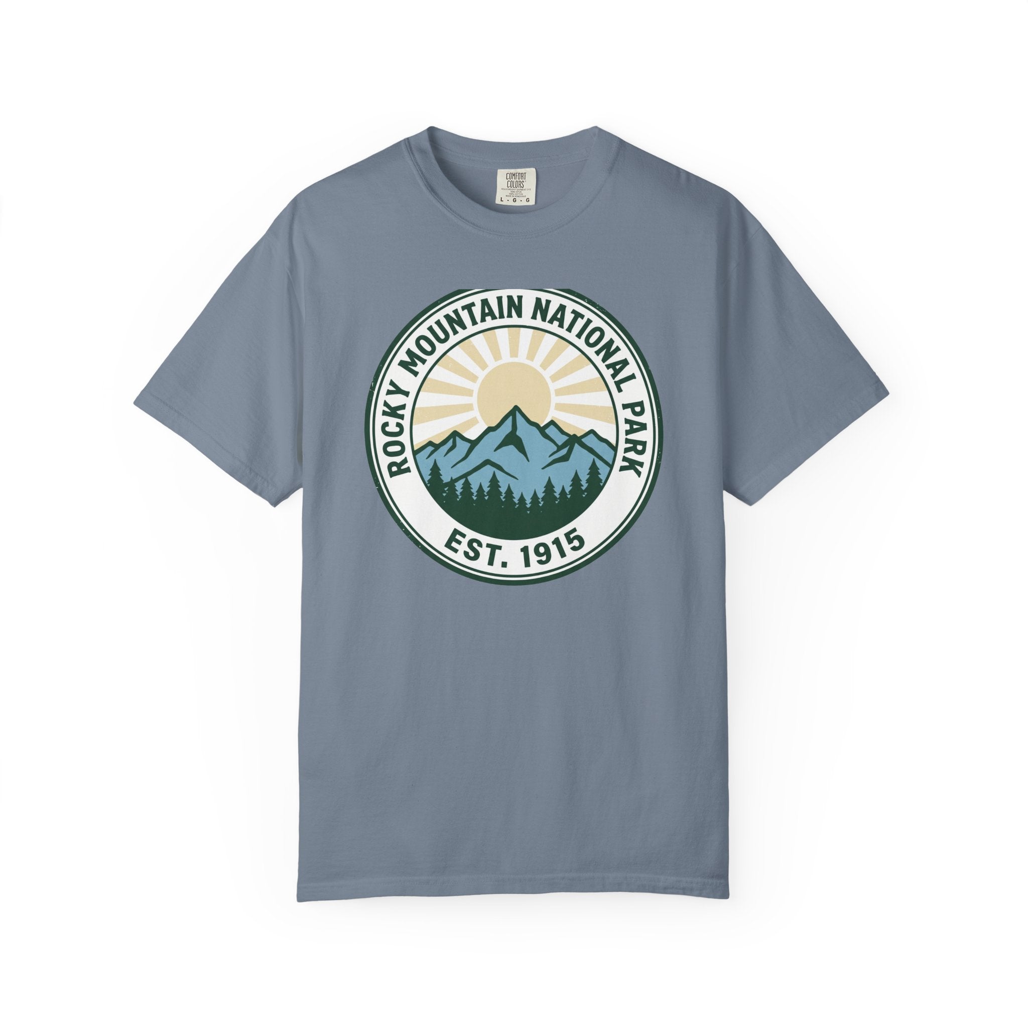 Rocky Mountain National Park Tee | Vintage EST. 1915 | Comfort Colors