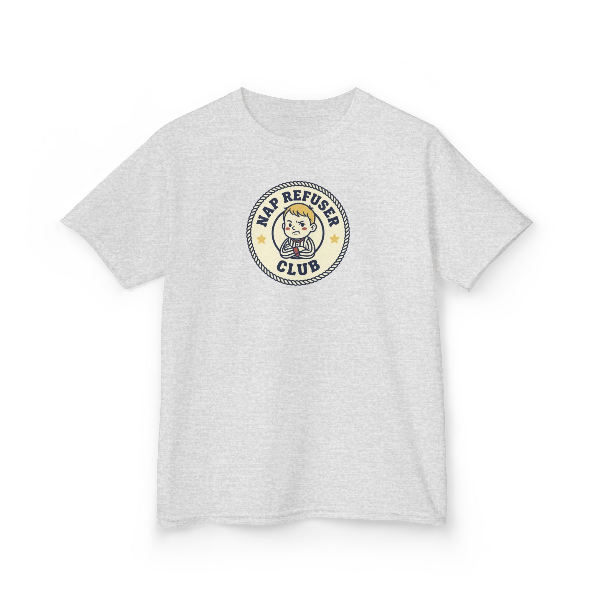 Nap Refuser Club Shirt Funny Toddler Badge Kids Tee